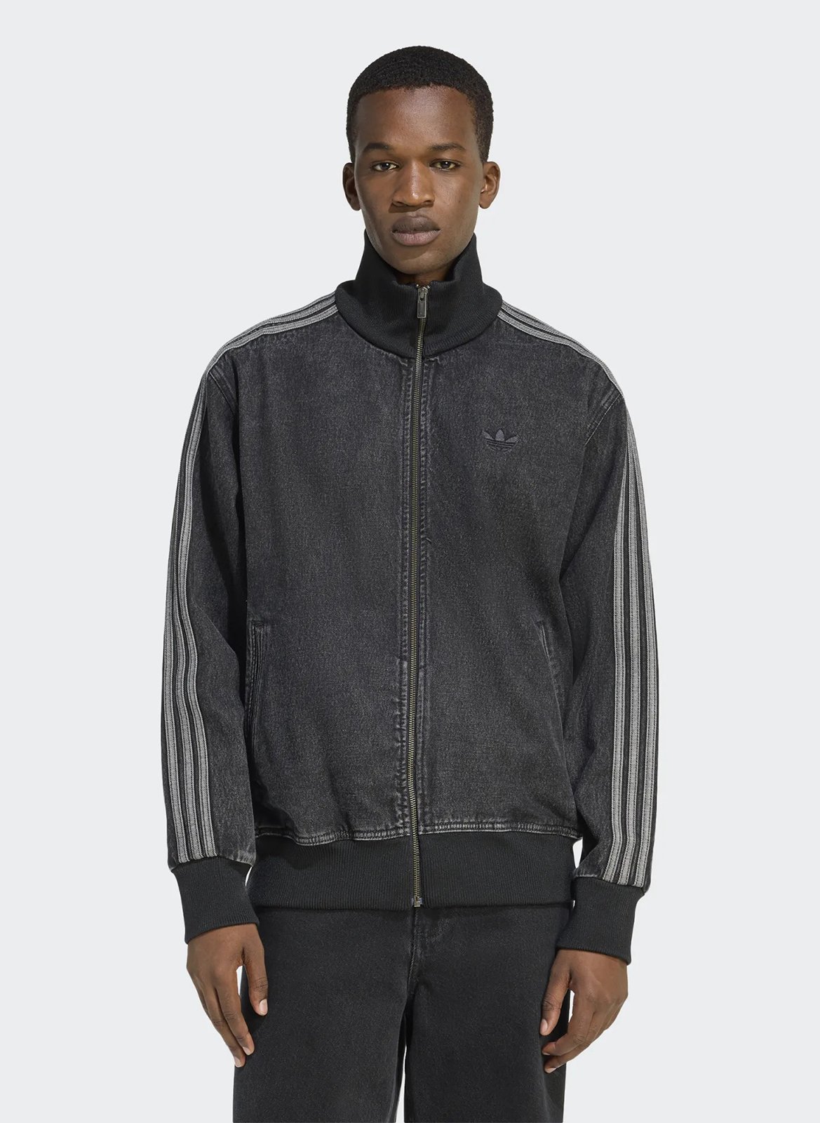 Jacke mit Stehkragen ADIDAS Schwarz