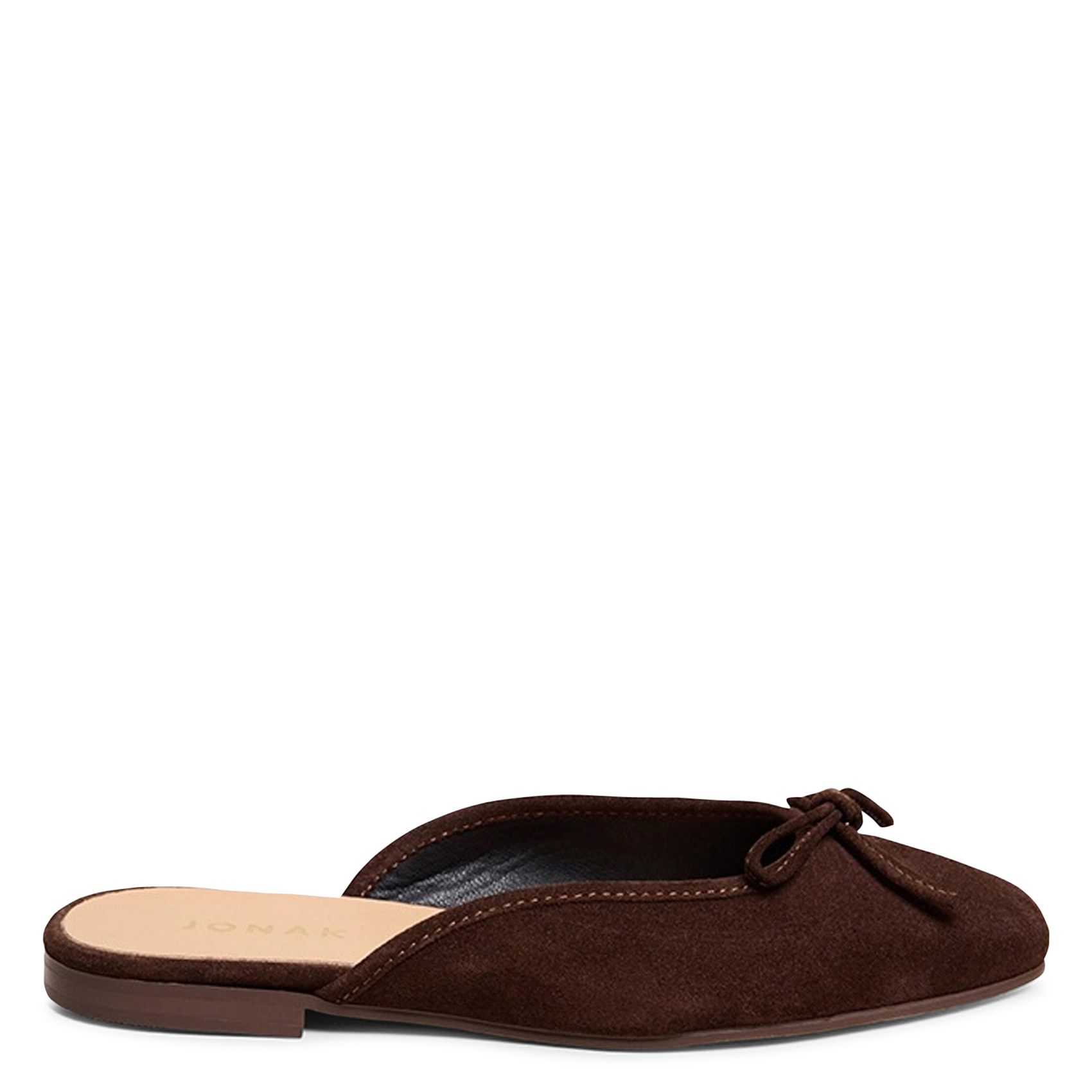 Leather mules JONAK Brown