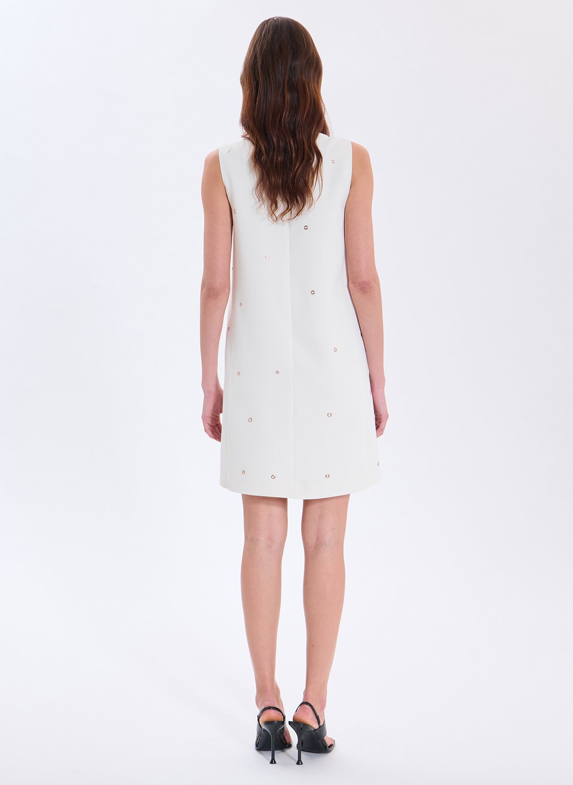 Robe courte droite ZAPA Blanc