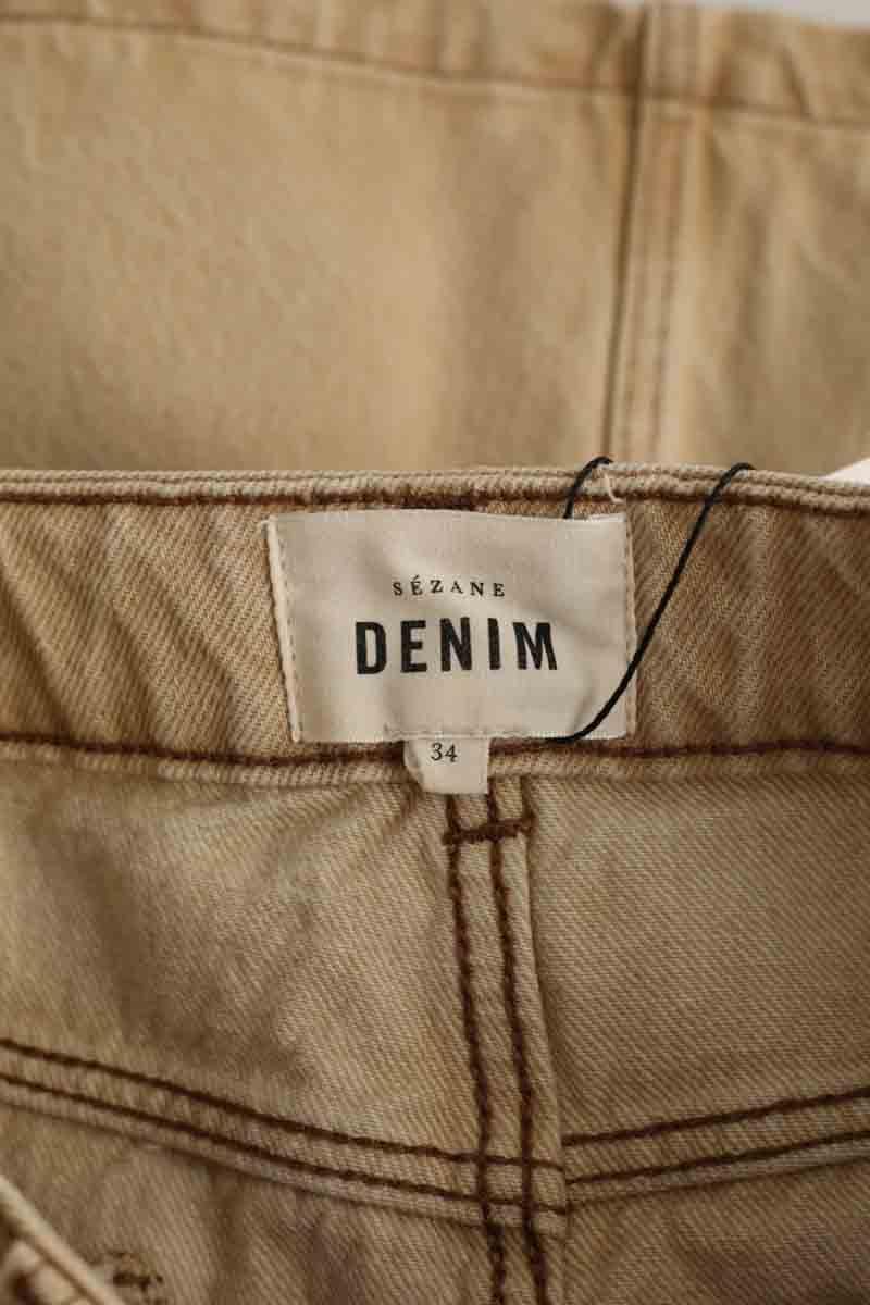 Mini skirt SEZANE - Seconde main Beige