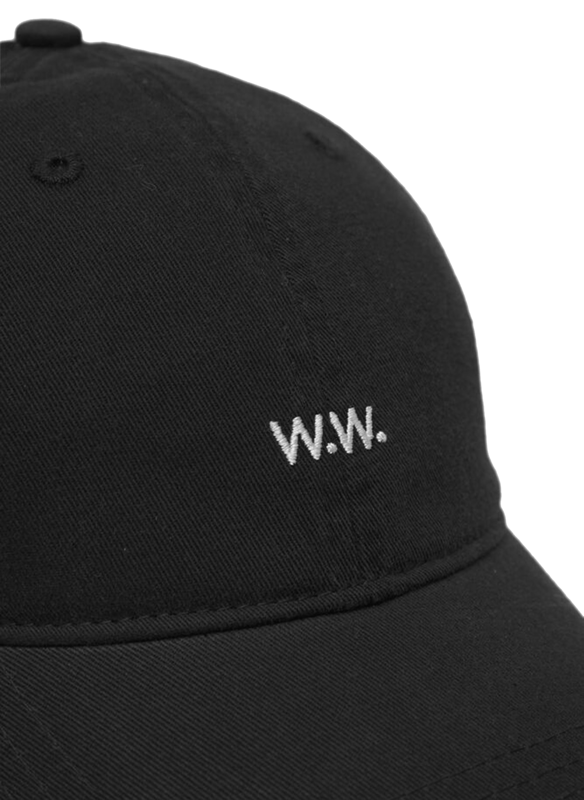 Organic cotton cap WOOD WOOD Black