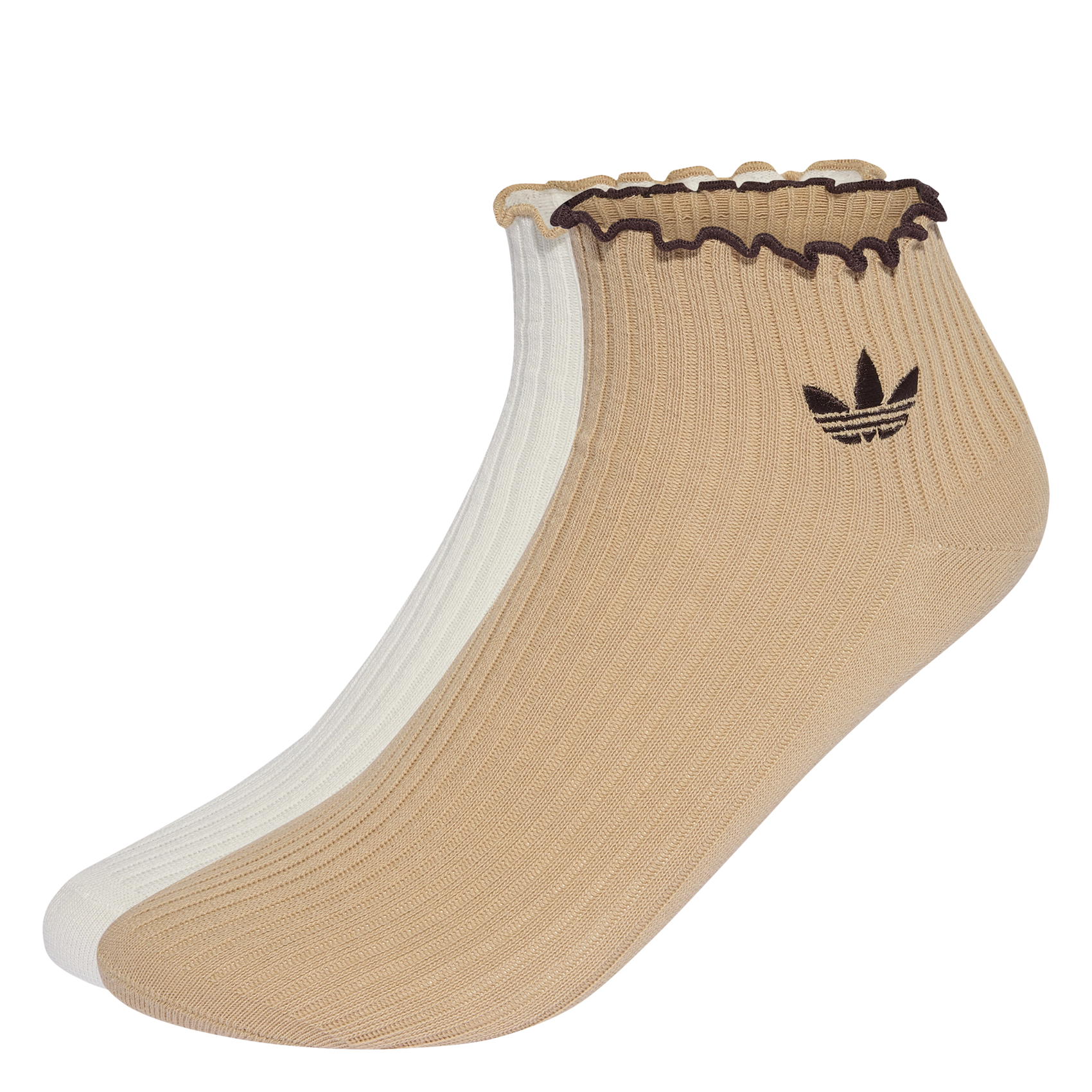 2 paar sokken - katoenblend ADIDAS Wit