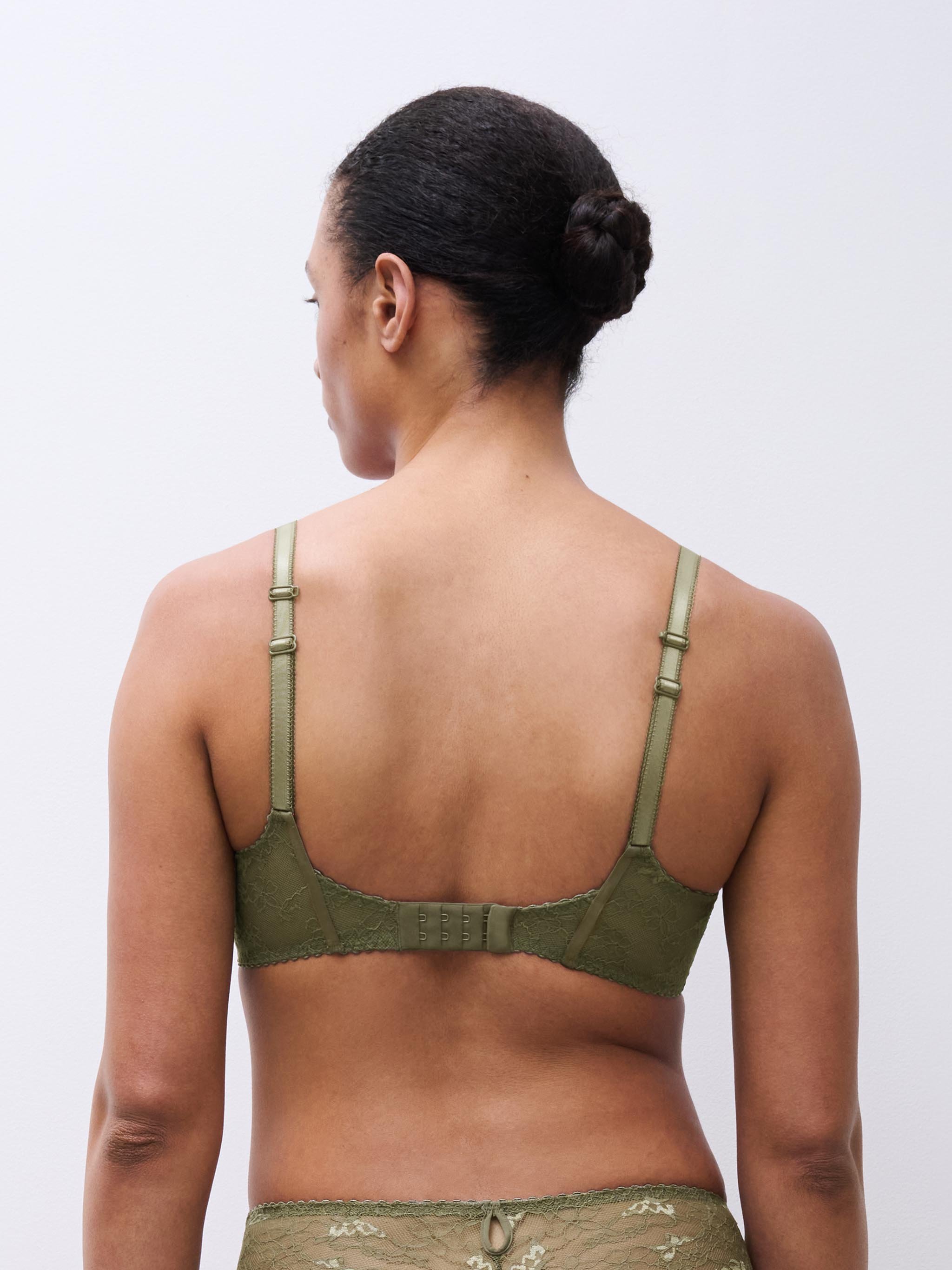 Plunge cup bra CHANTELLE PULP Green