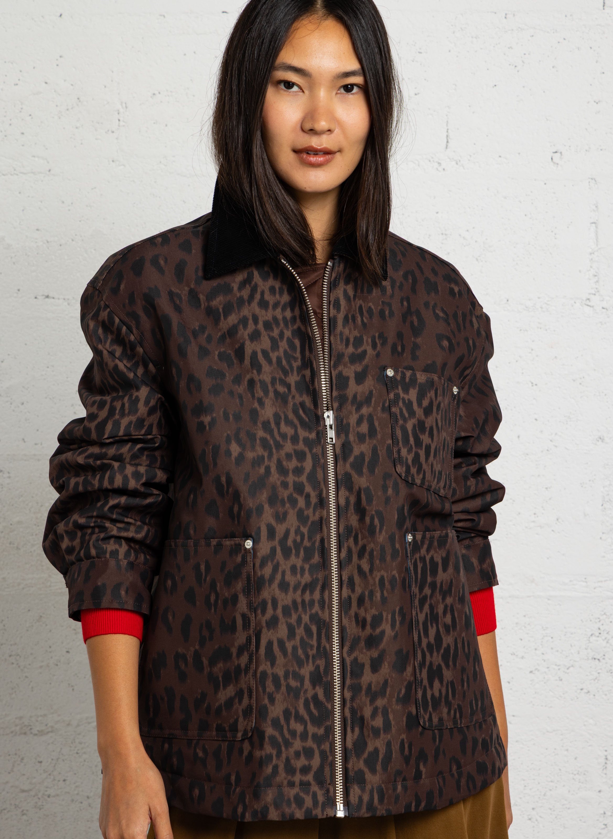 Jacke mit klassischem Kragen BELLEROSE Mehrfarbig