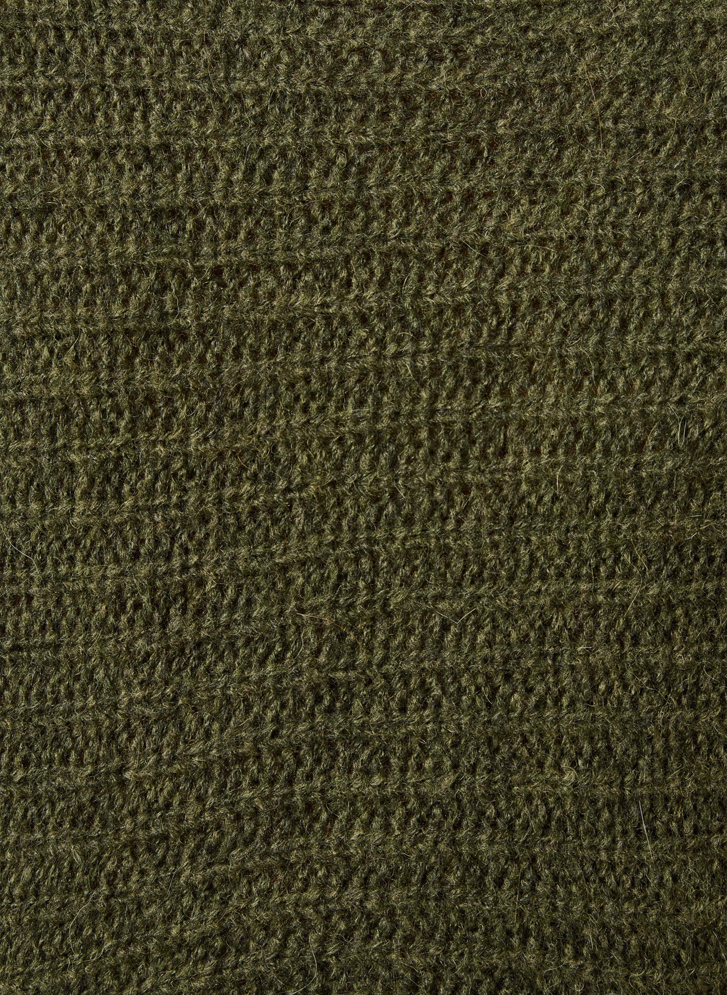 Pull col rond  LA FEE MARABOUTEE Kaki