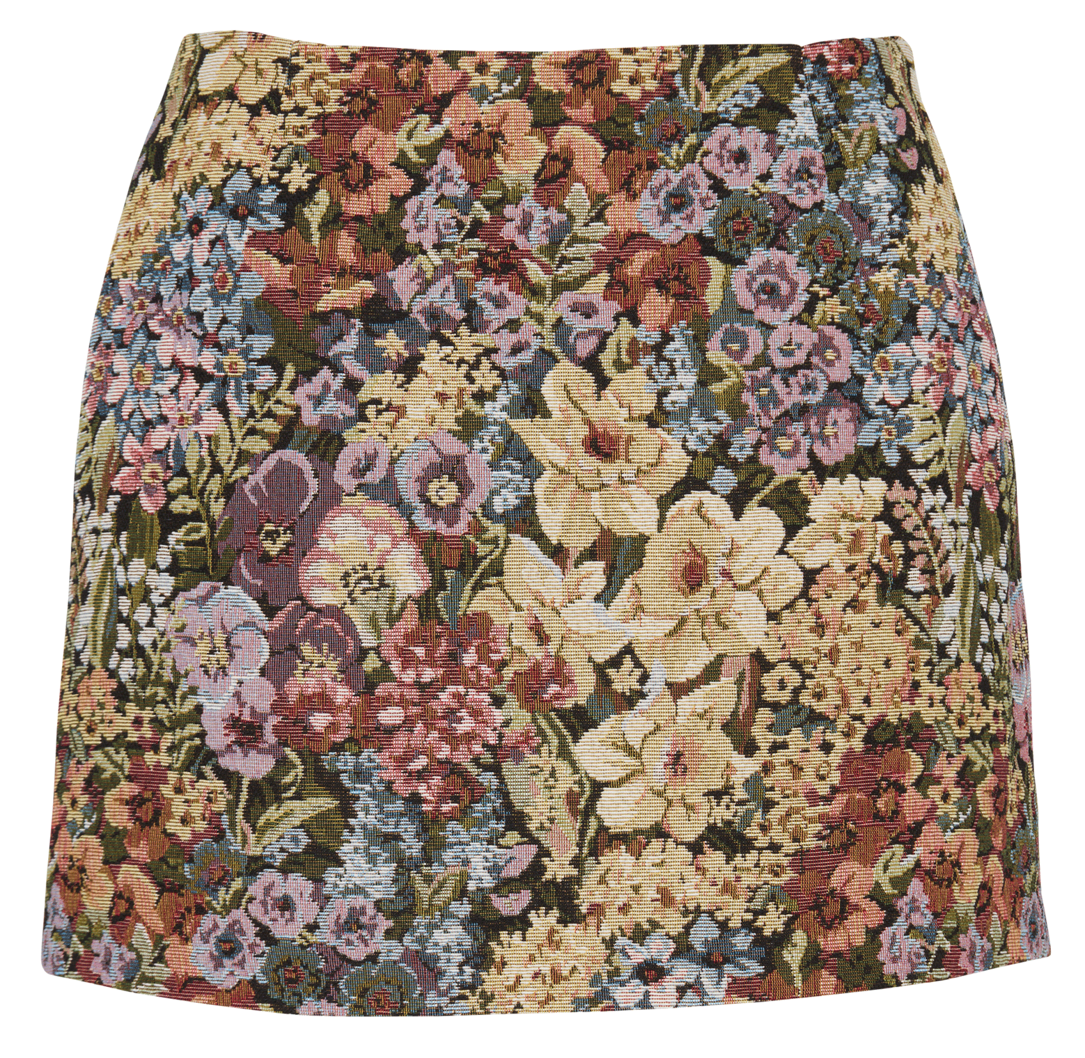 Kurzer A-Linien-Rock mit Blumenmuster IKKS Violett