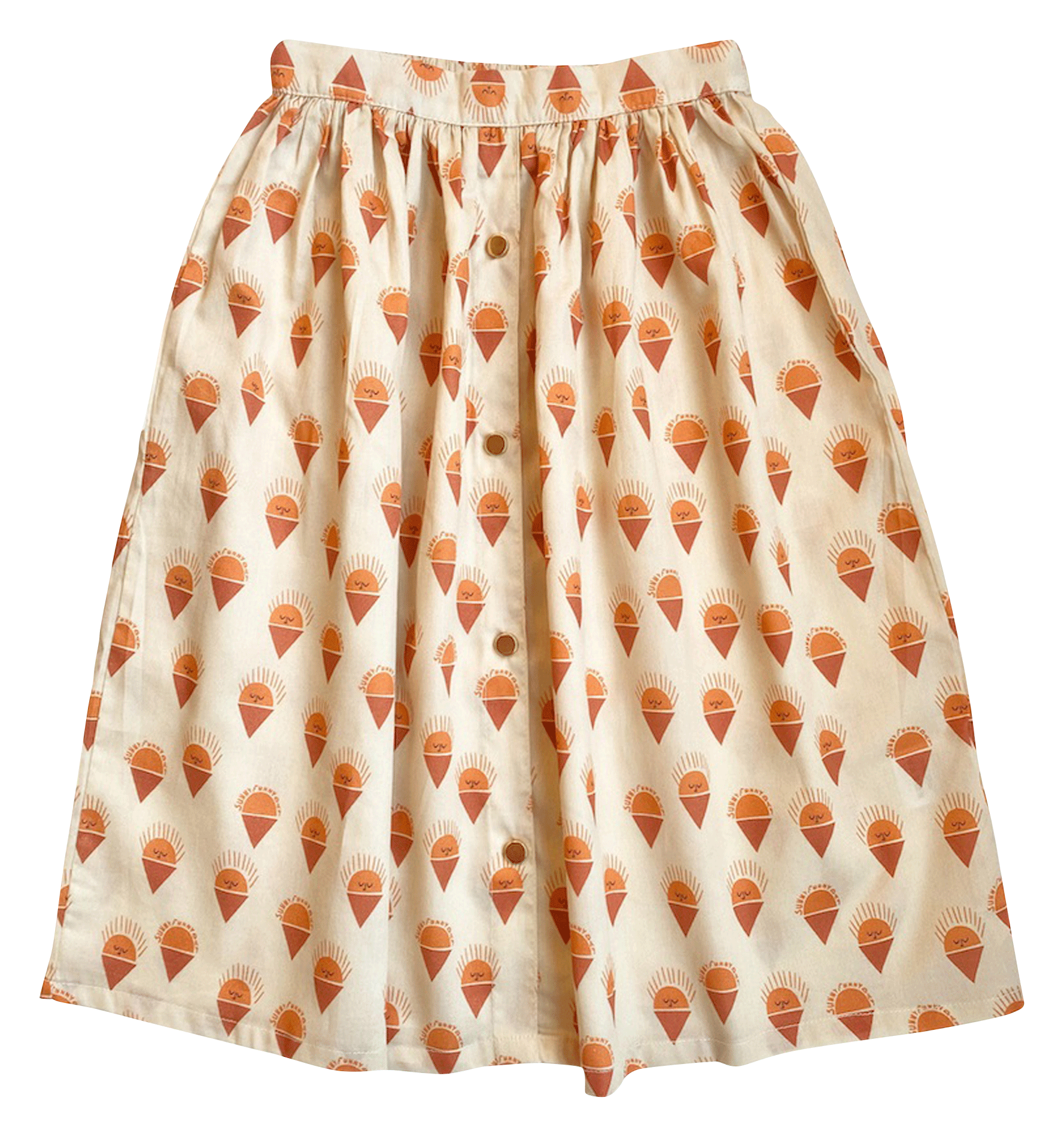 Jupe longue imprimée en coton  APACHES COLLECTIONS Multicolore