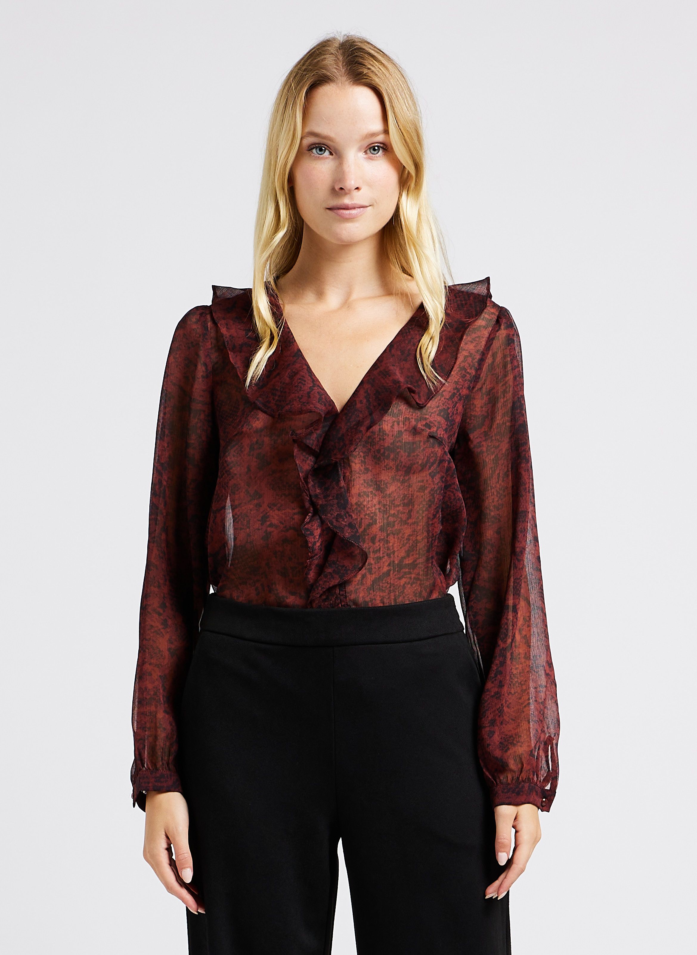 Blouse discount python femme