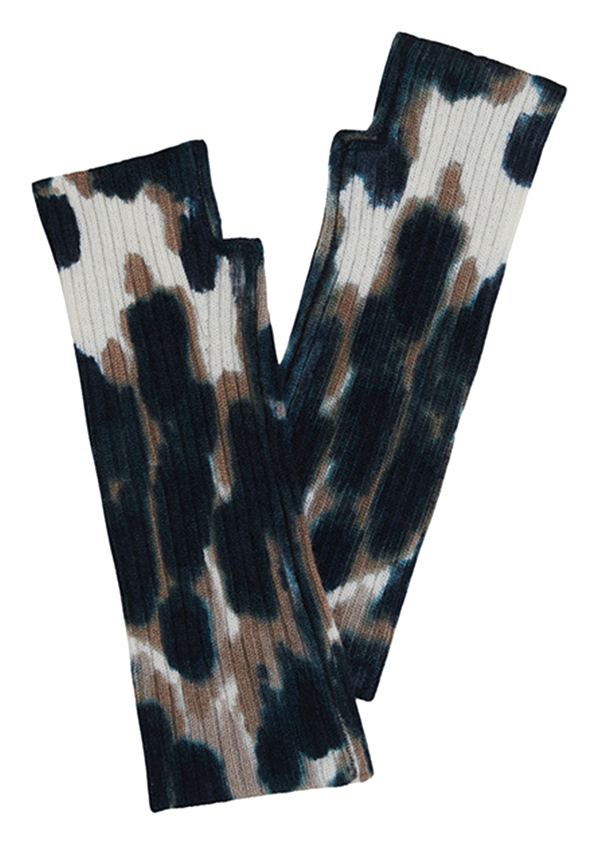 Mitaines en cachemire imprimé KOON Multicolore