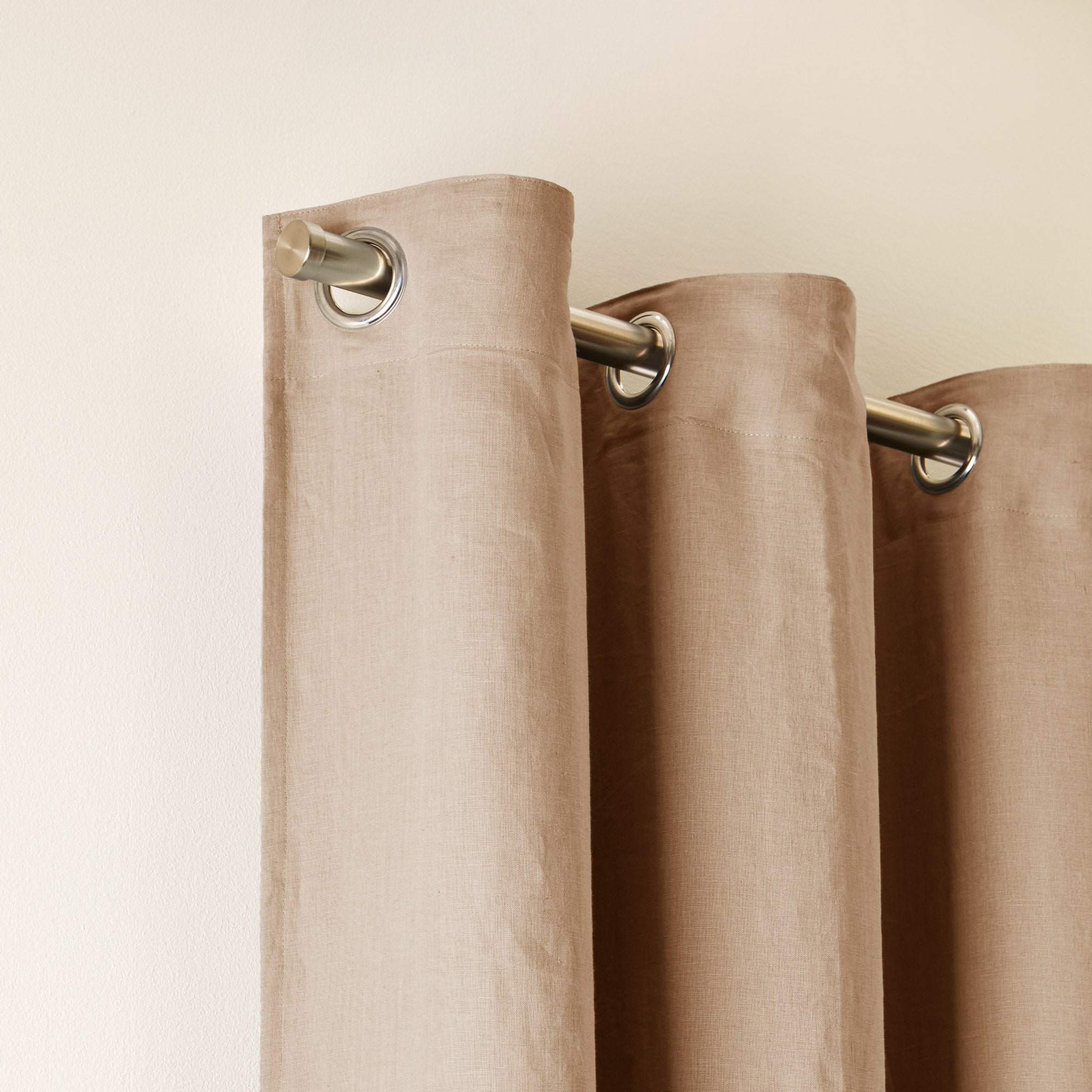 Lined black-out curtain with eyelets MADURA Beige