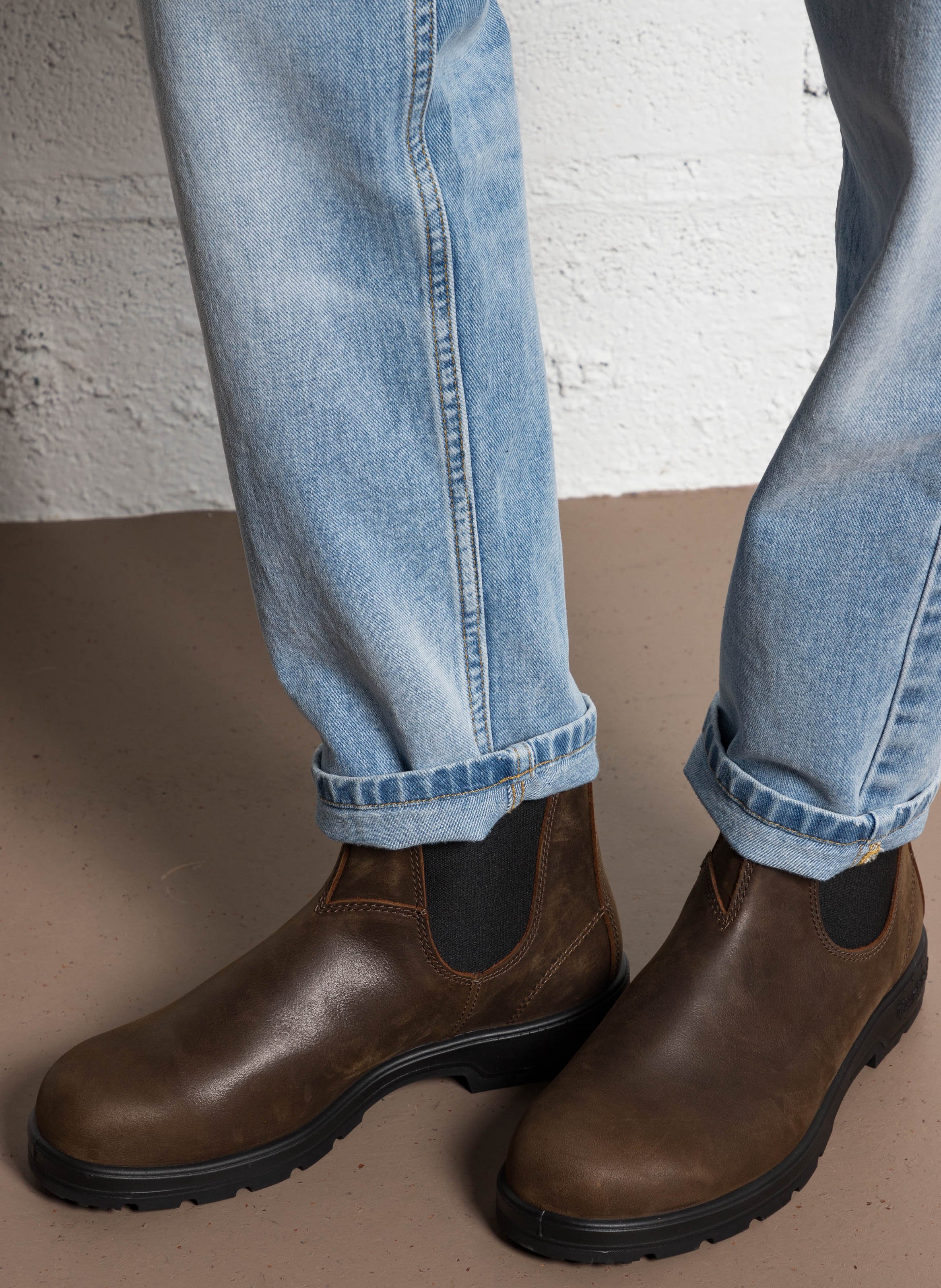 Bianca leather ankle boots BLUNDSTONE Brown