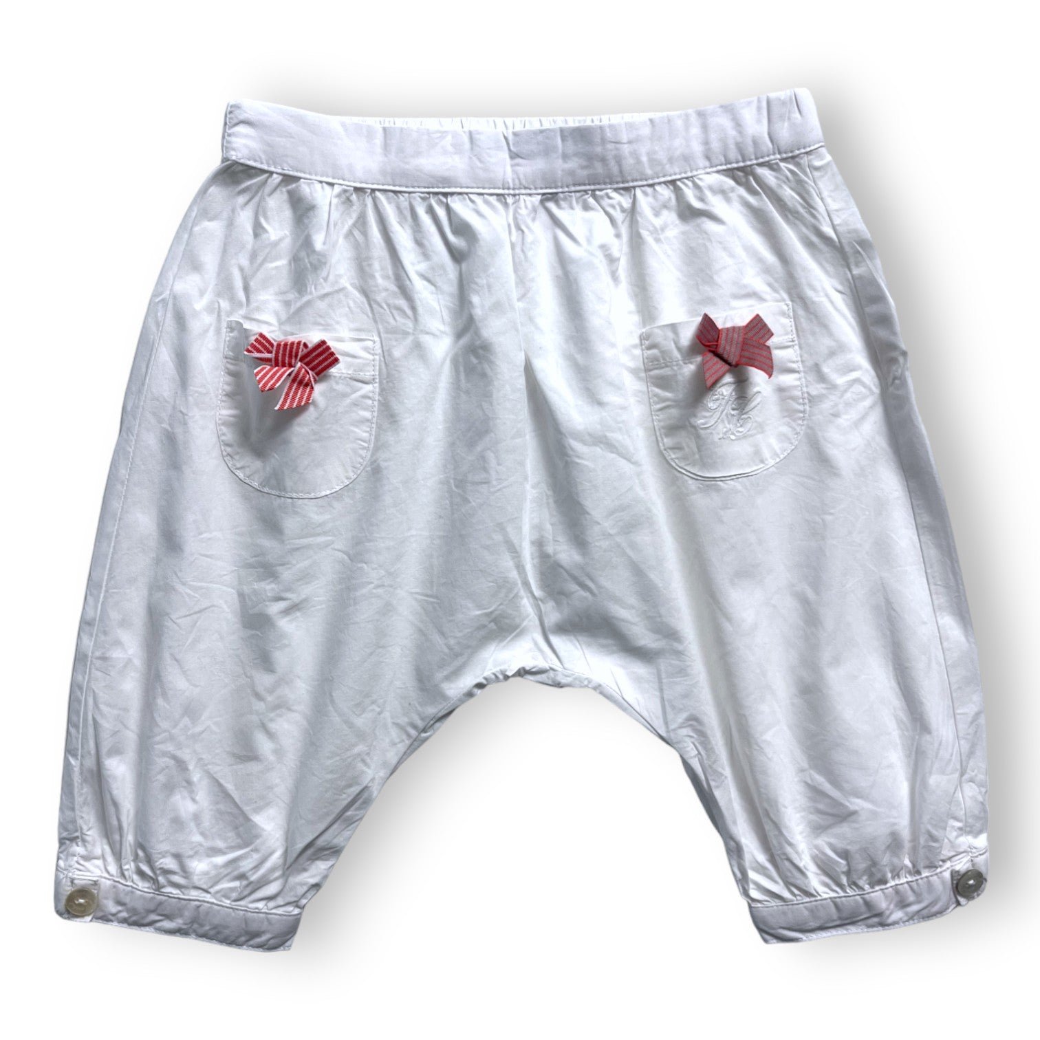 White baby pants - 12 months TARTINE ET CHOCOLAT - seconde-main White