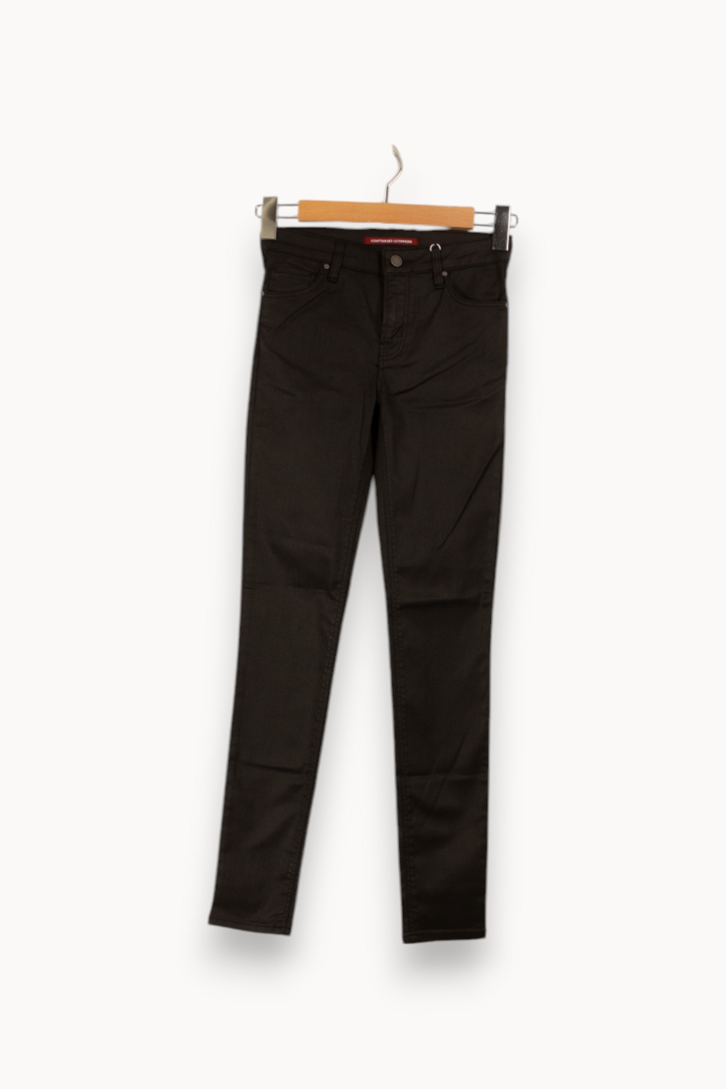 Cropped slim jeans with studs COMPTOIR DES COTONNIERS - Seconde main Black