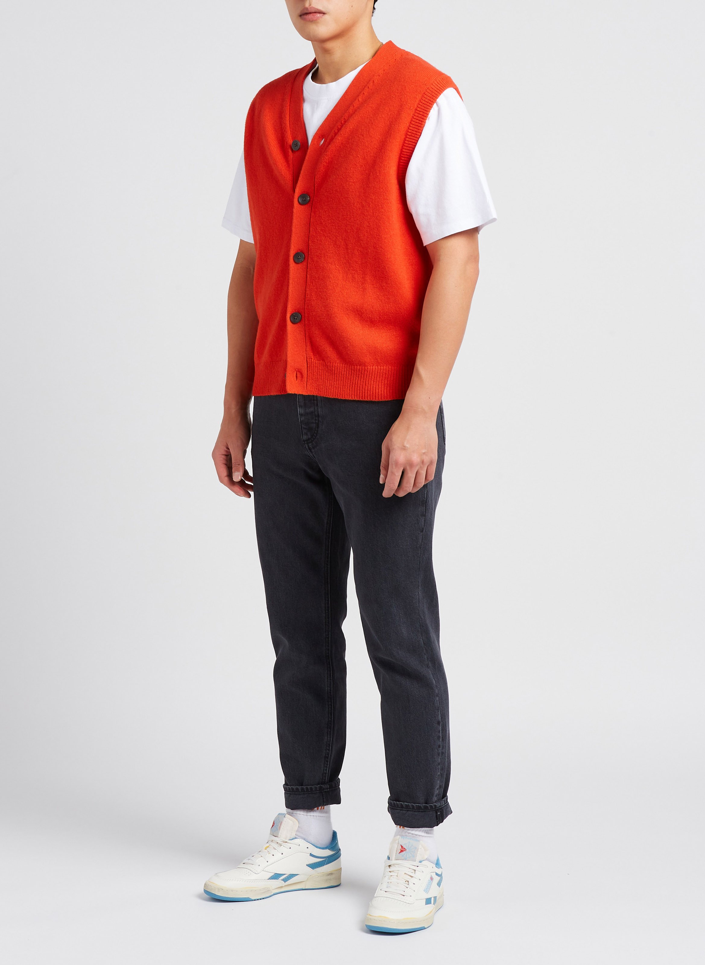 Cardigan en laine mélangée  SAMSOE SAMSOE Orange