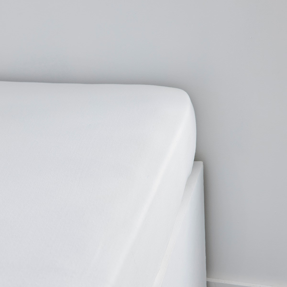 Stretch cotton fitted sheet TODAY LINGE DE MAISON White