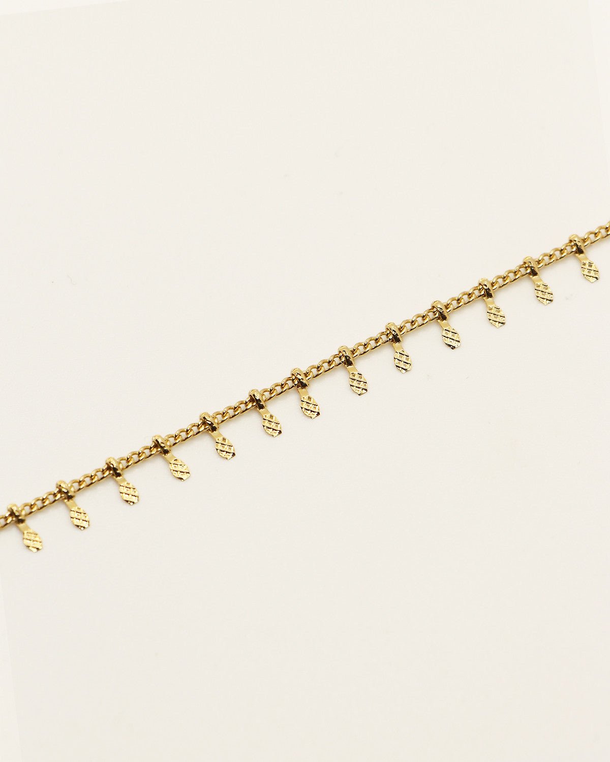 Bracelet doré à l'or fin NILAI