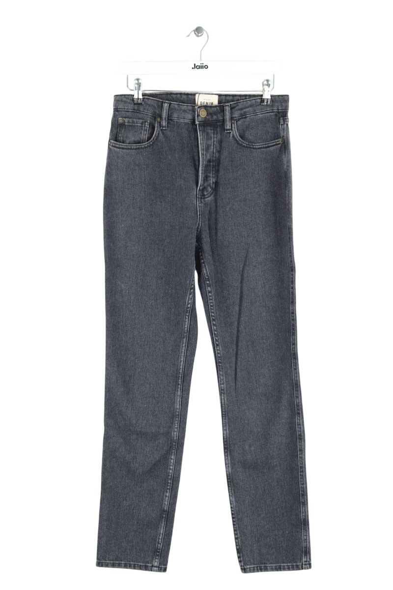 Cotton straight jeans SEZANE - Seconde main Black