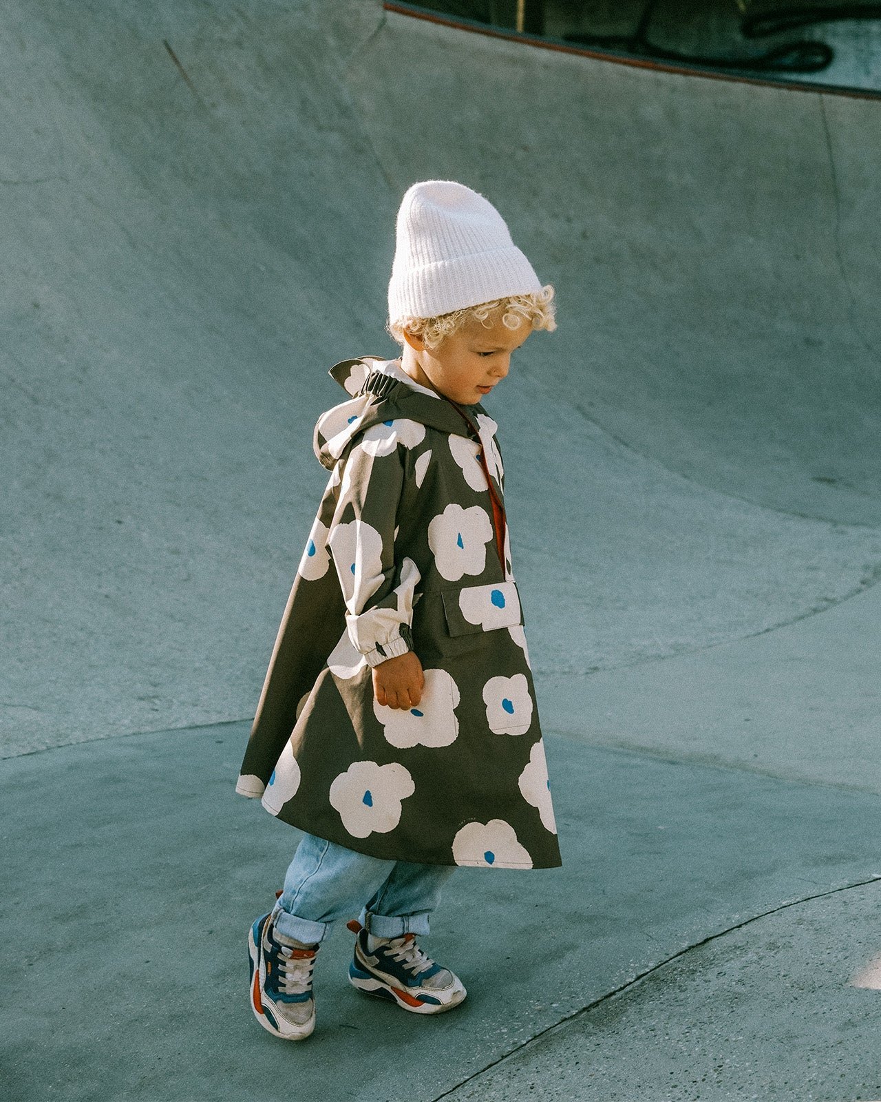 The rain cape with anemones clouds EMOI EMOI Green