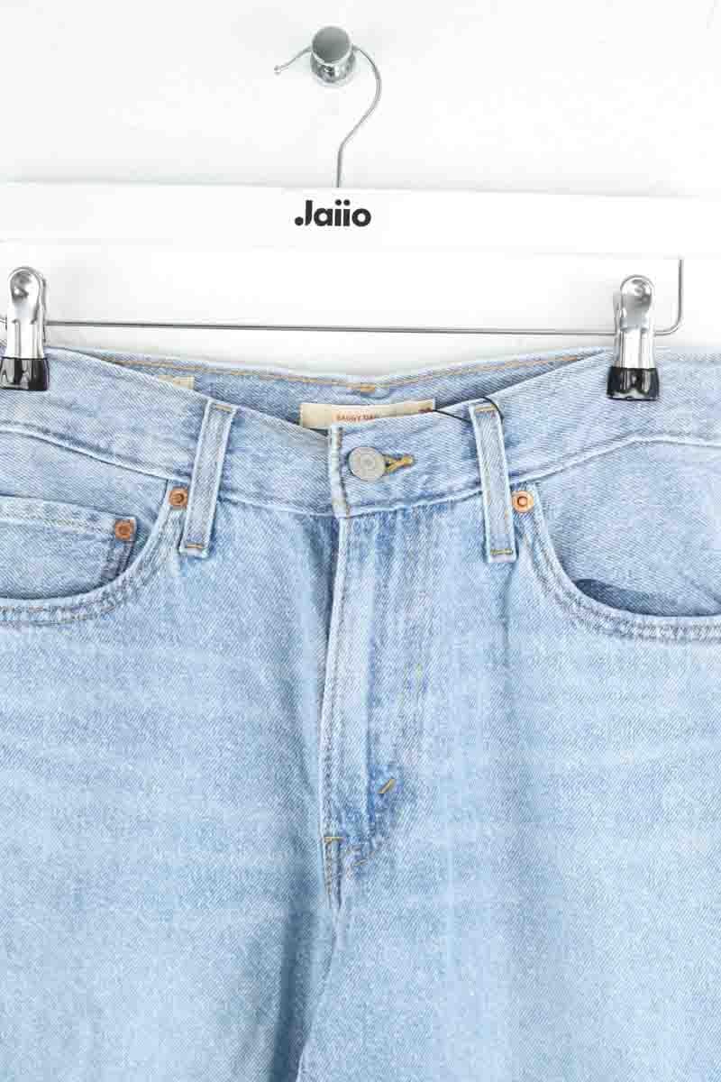 Cotton straight jeans LEVI'S - Seconde main Blue