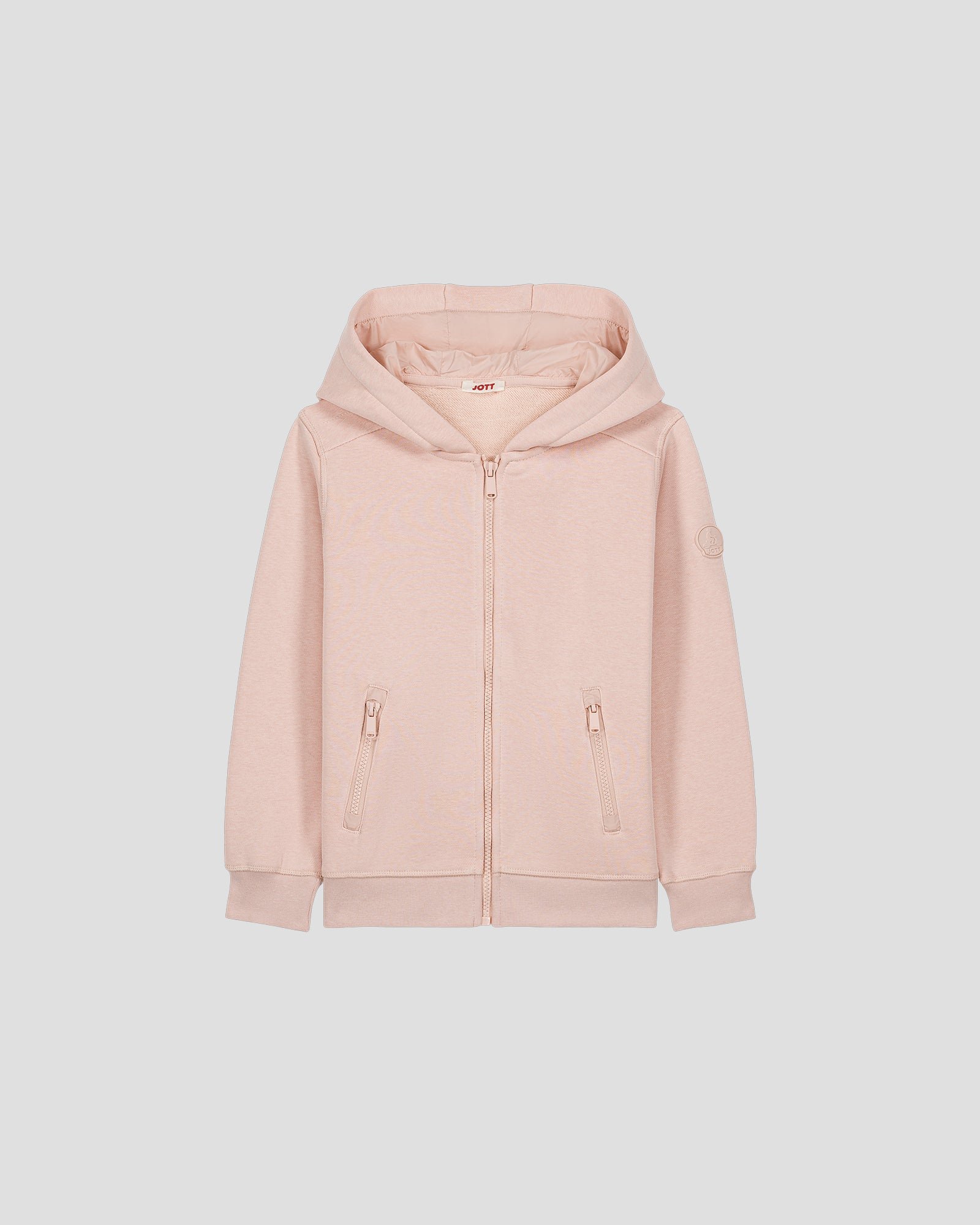 Tango cotton zip-up jacket JOTT Pink