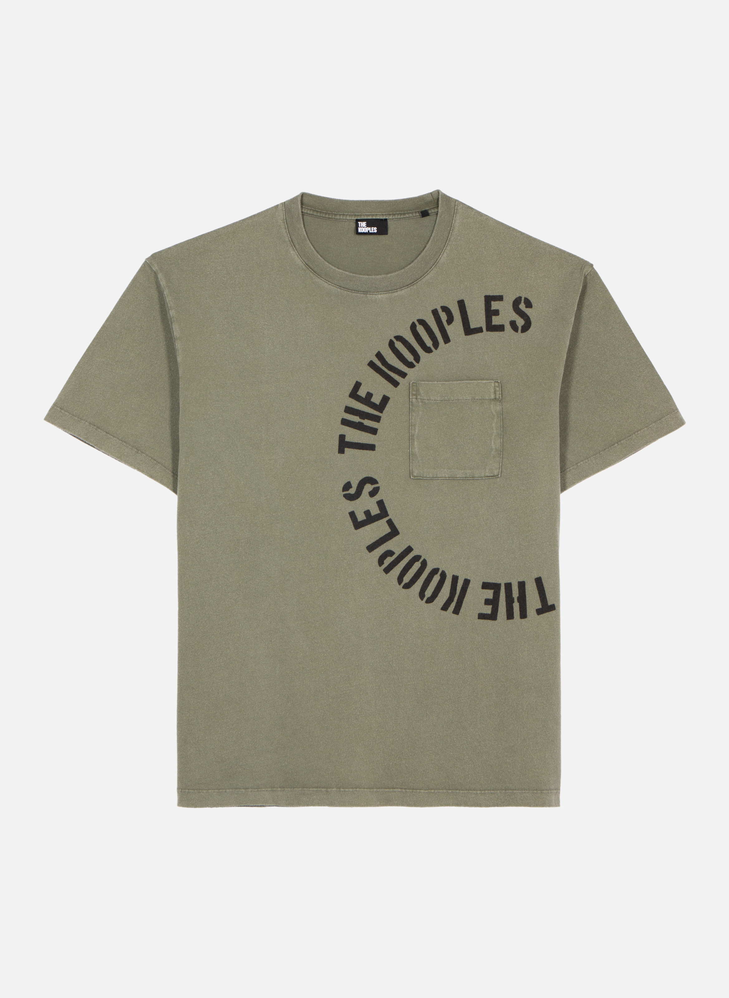 T-shirt with screen printing THE KOOPLES Green