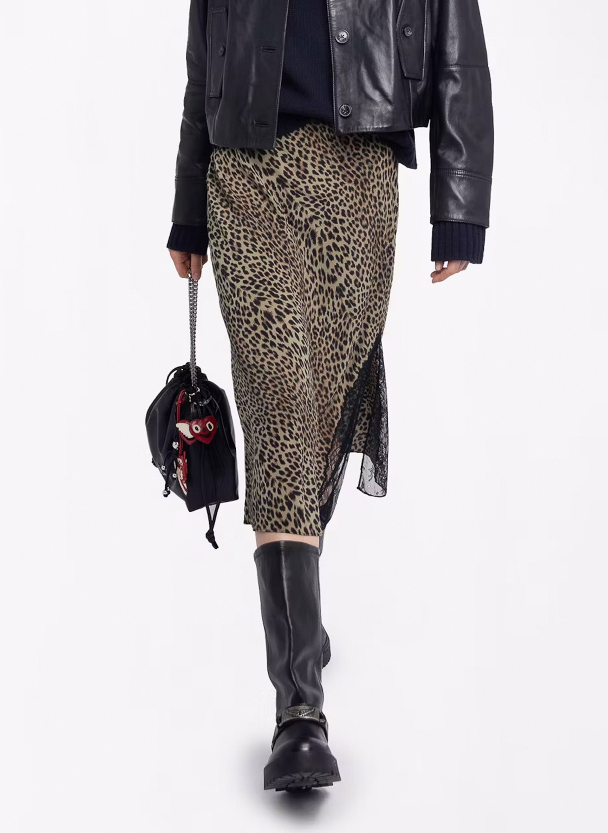 Gonna corta stampata ZADIG&VOLTAIRE Verde