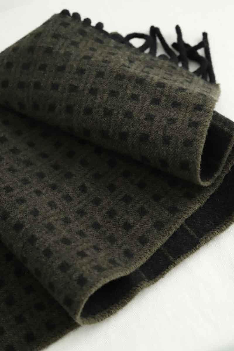 Leather jacket with hood KENZO - SECONDE MAIN Khaki