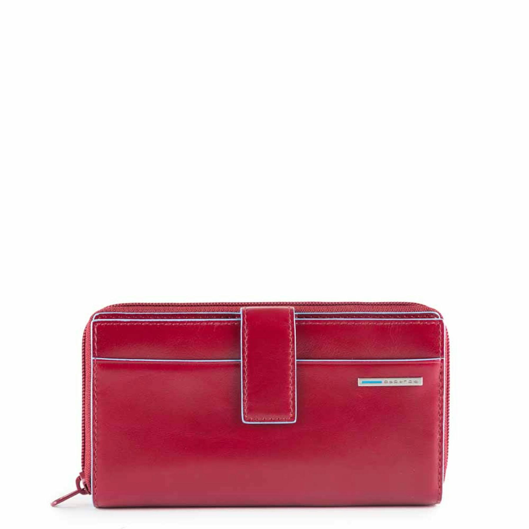 Babylon leather wallet PIQUADRO Red