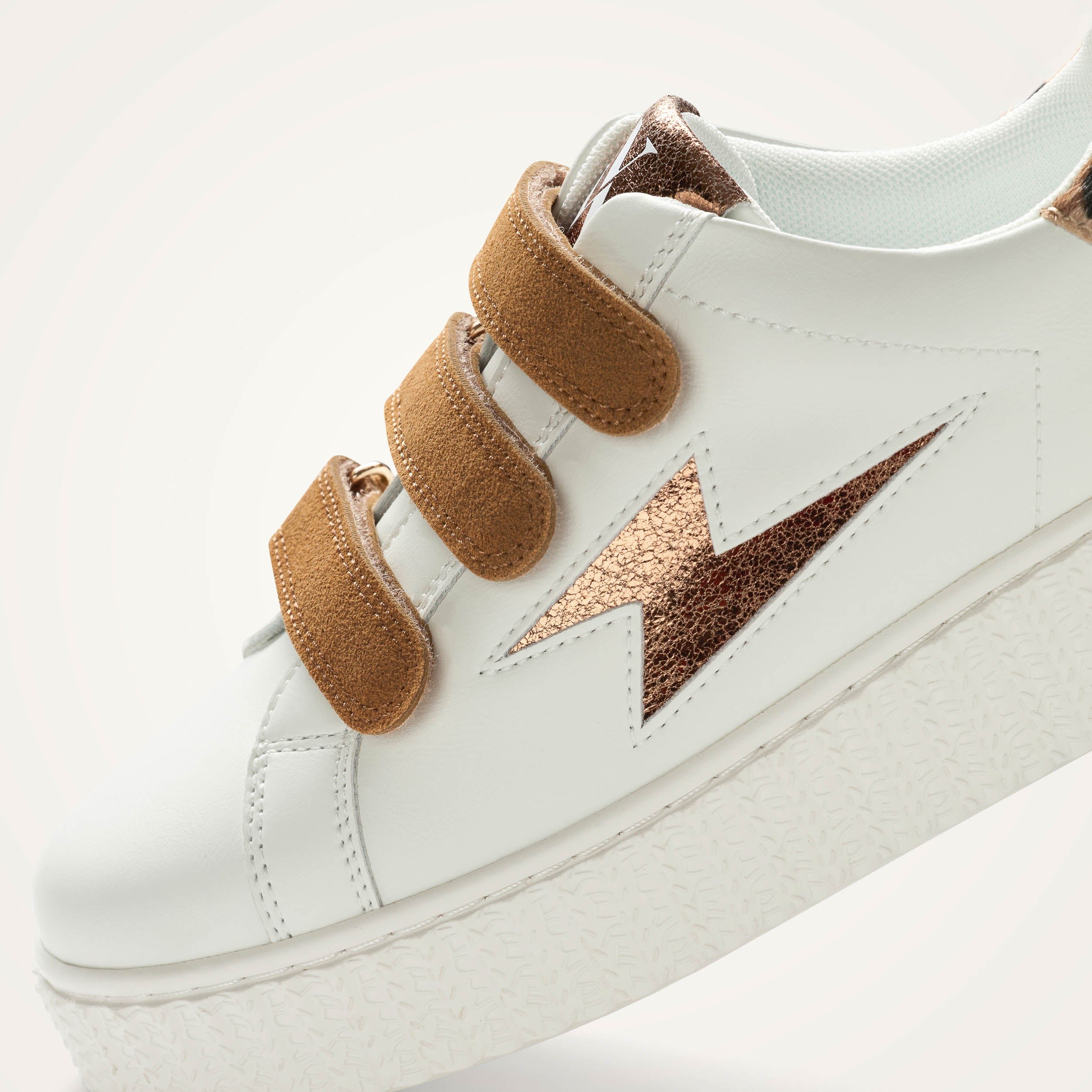 Low Velcro trainers VANESSA WU Brown