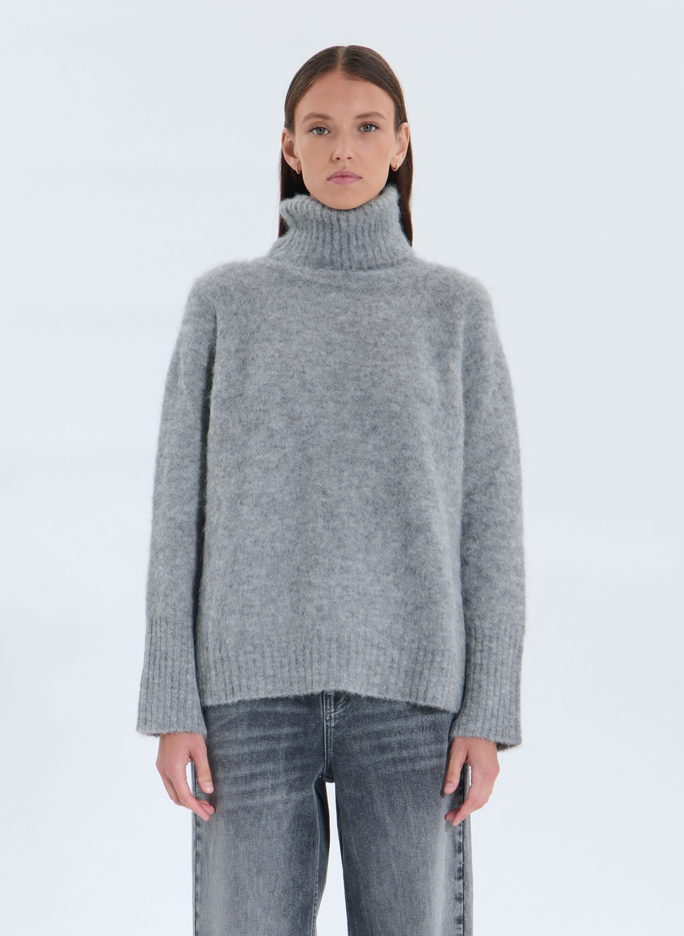 Ruimvallende coltrui | wolblend ZAPA