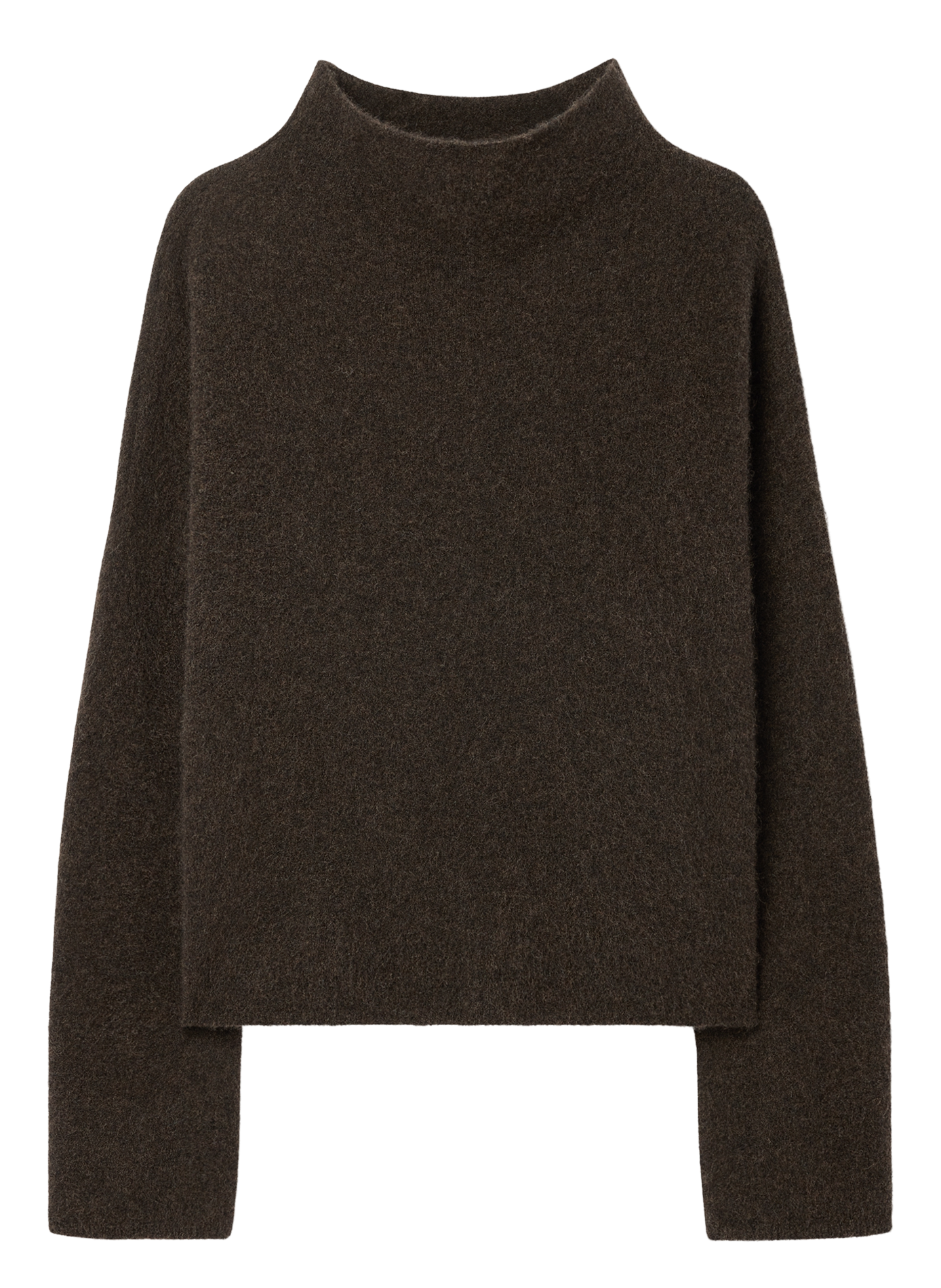 Pull col montant en laine mélangée FILIPPA K Kaki