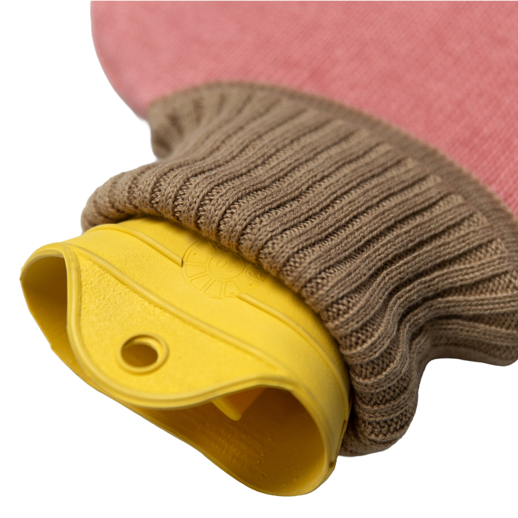 Bouillotte tricotée en coton bio SUITE702 Rose