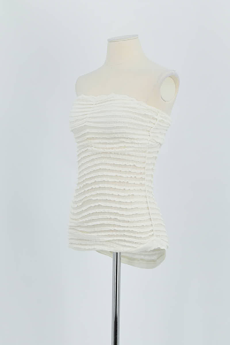 Azawood sleeveless top IRO - Seconde Main White