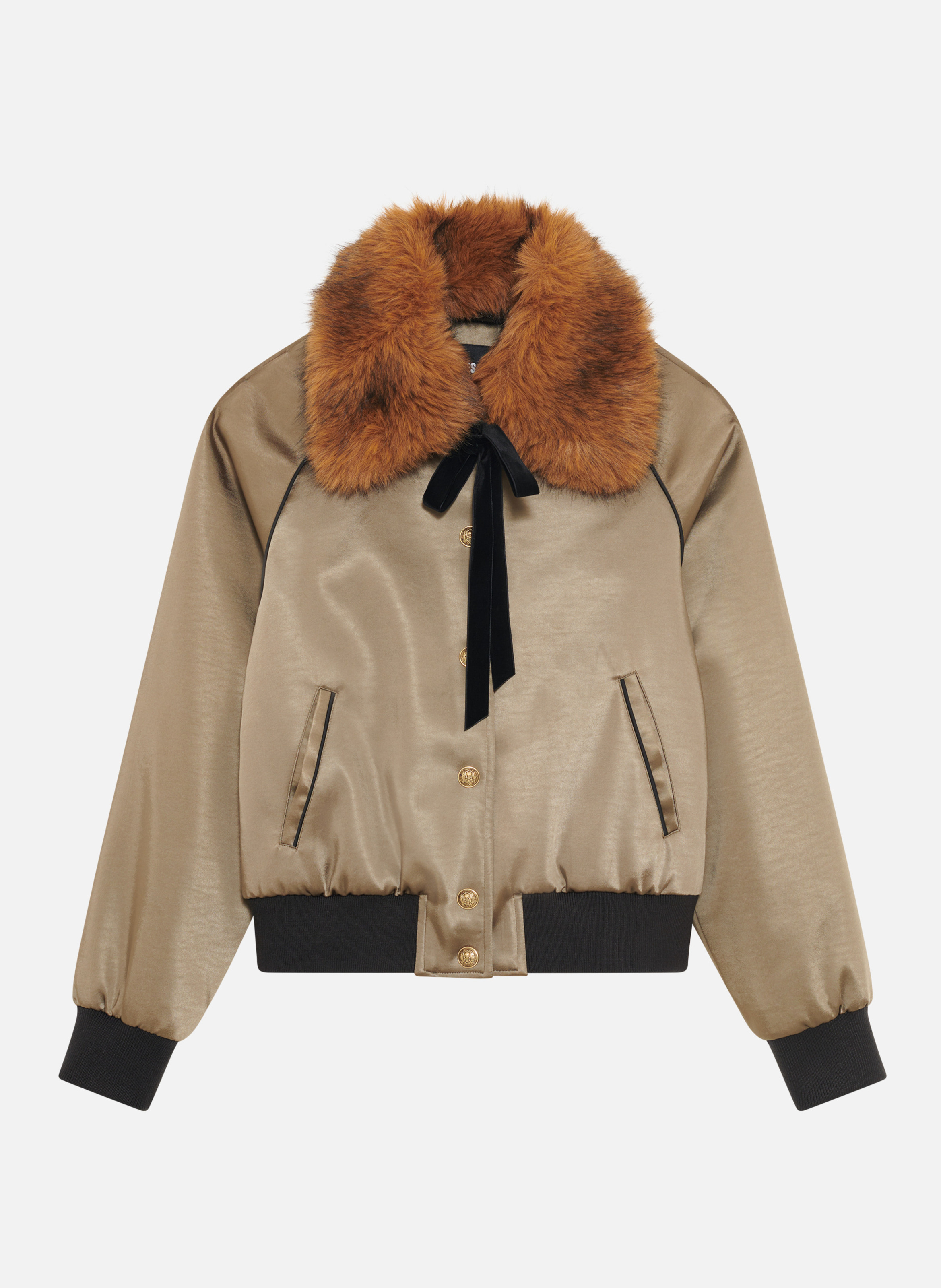 Satin jacket THE KOOPLES Green