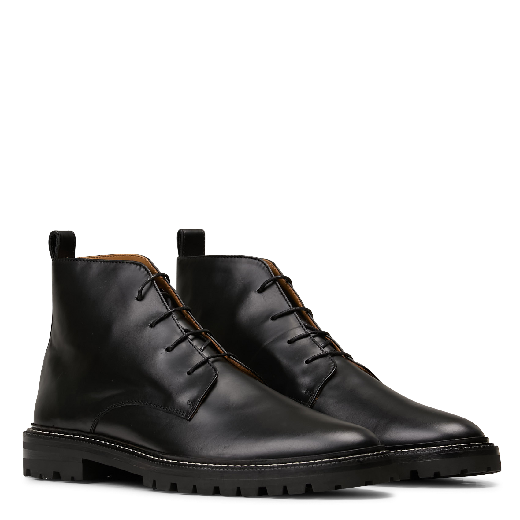 Boots en cuir BOBBIES Noir