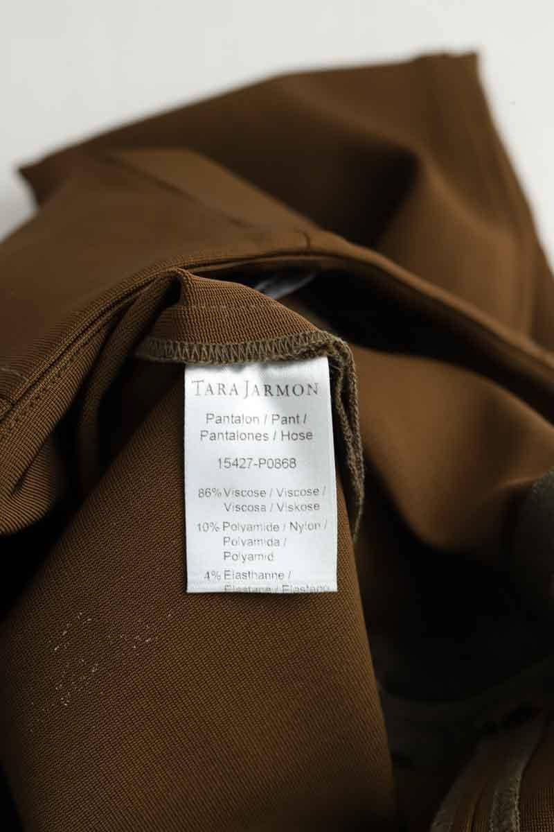 Crinkle dress TARA JARMON - Seconde Main Khaki