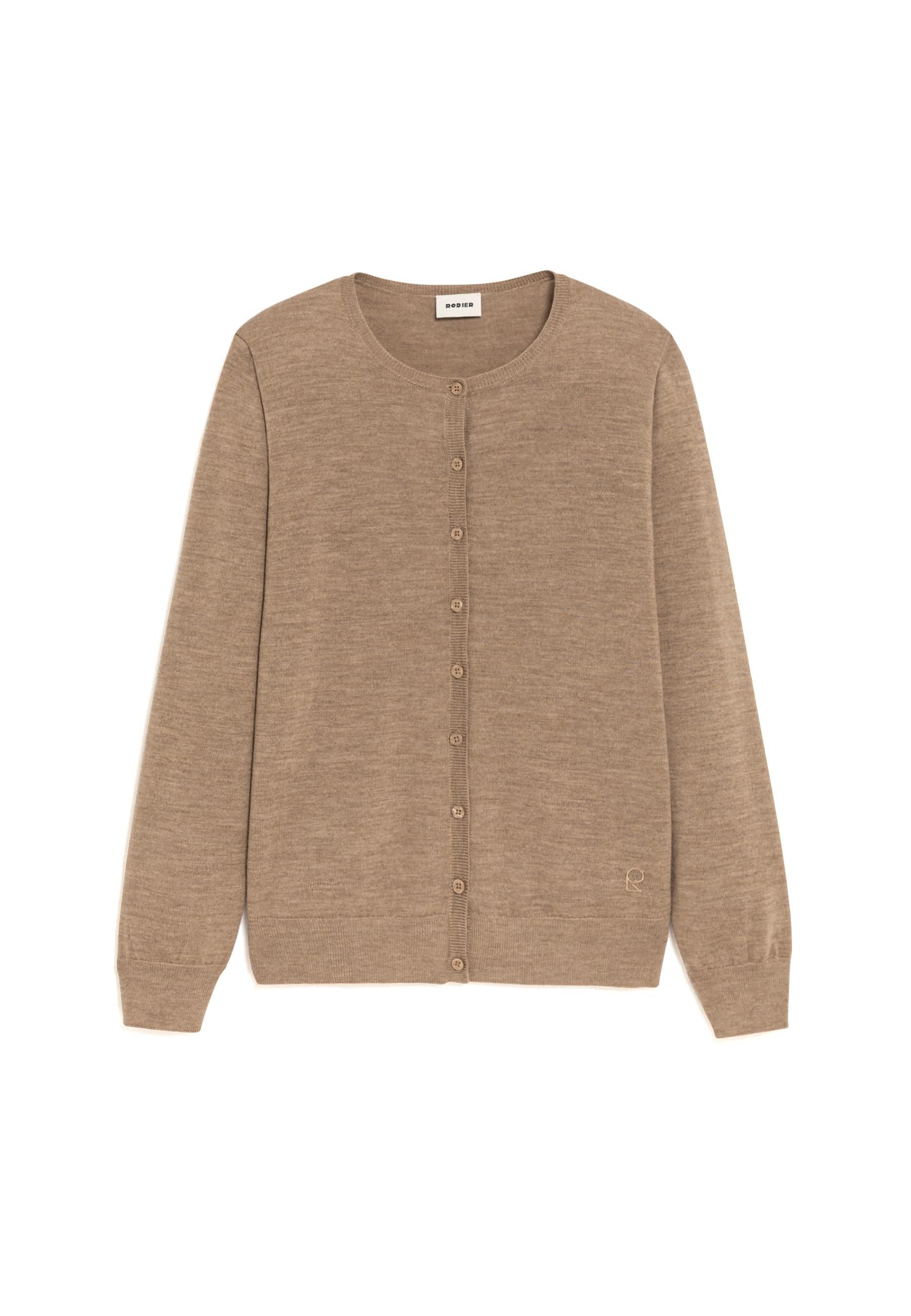 Merino wool cardigan RODIER Beige