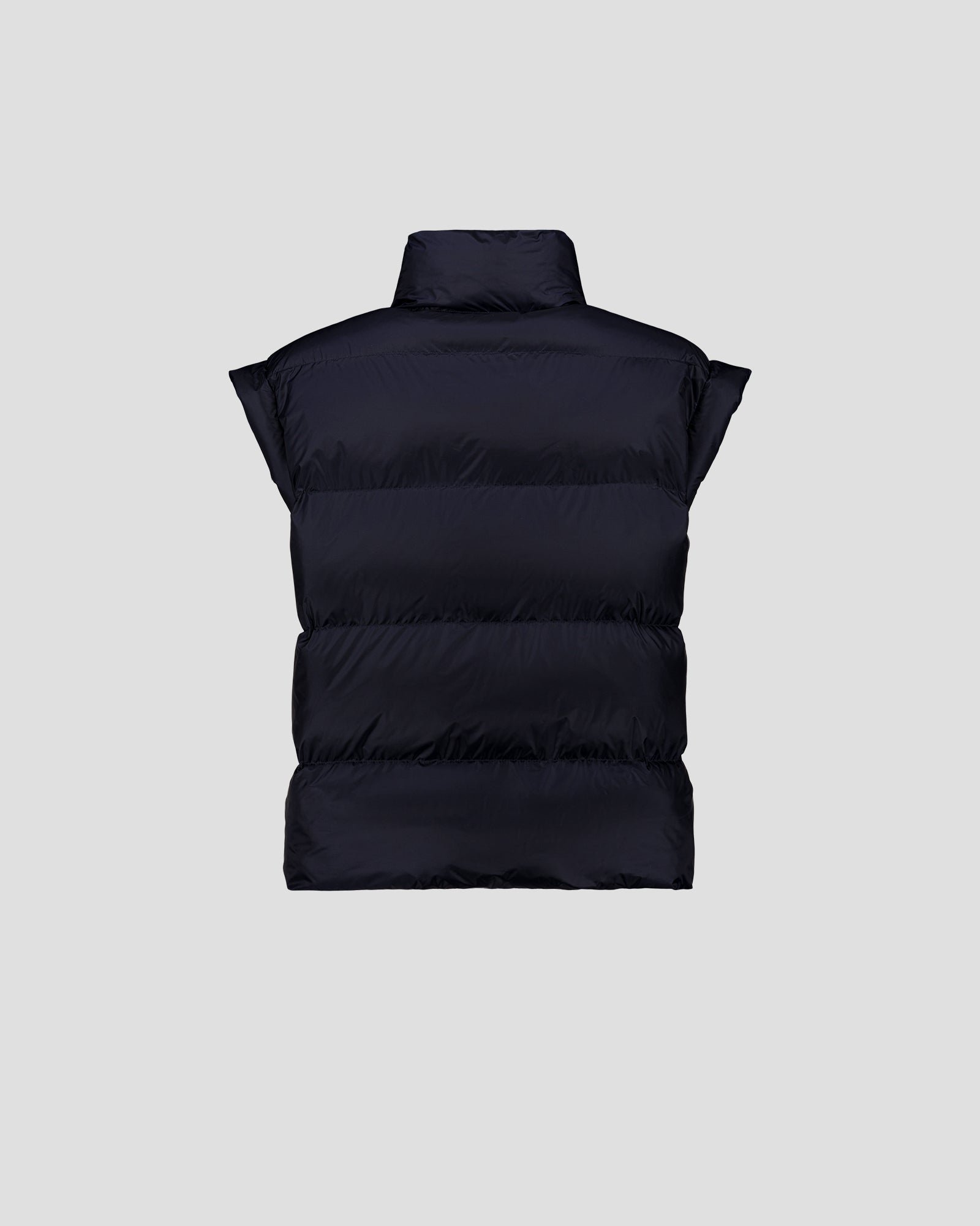 Oversized short sleeveless puffer jacket Lyna JOTT Blue