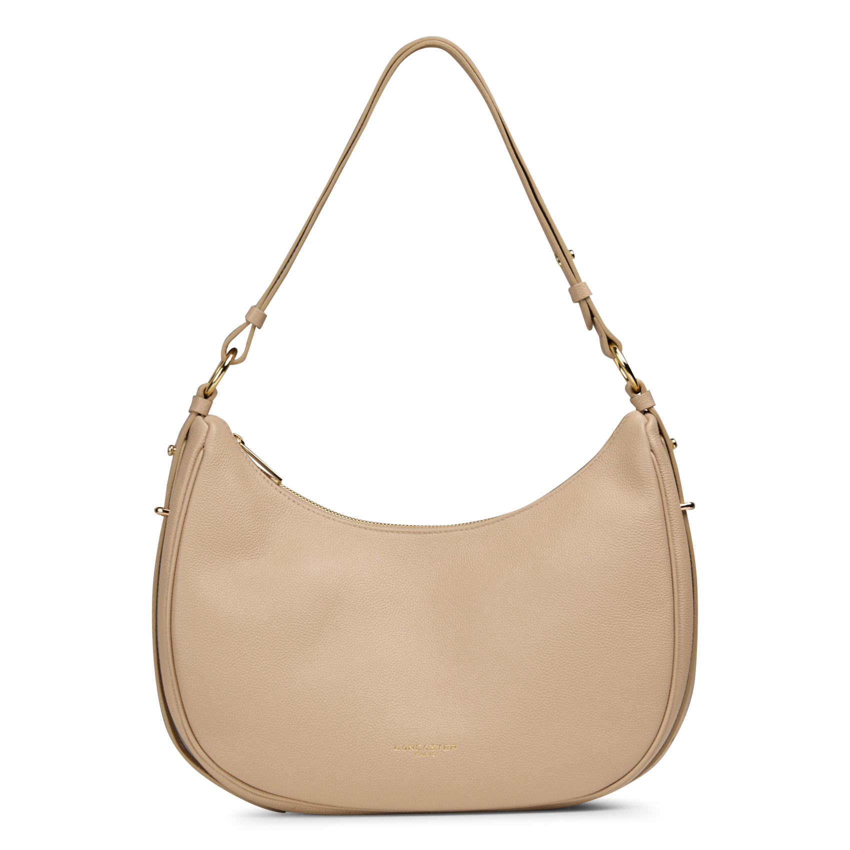 Große Umhängetasche aus genarbtem Leder LANCASTER PARIS