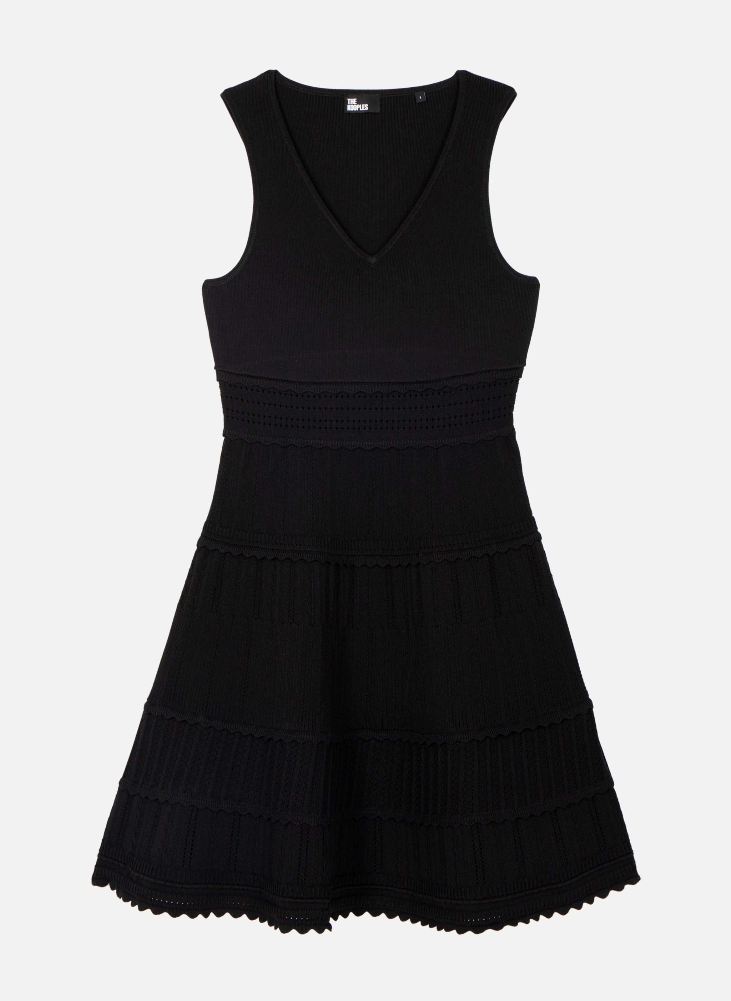 Knit dress THE KOOPLES Black