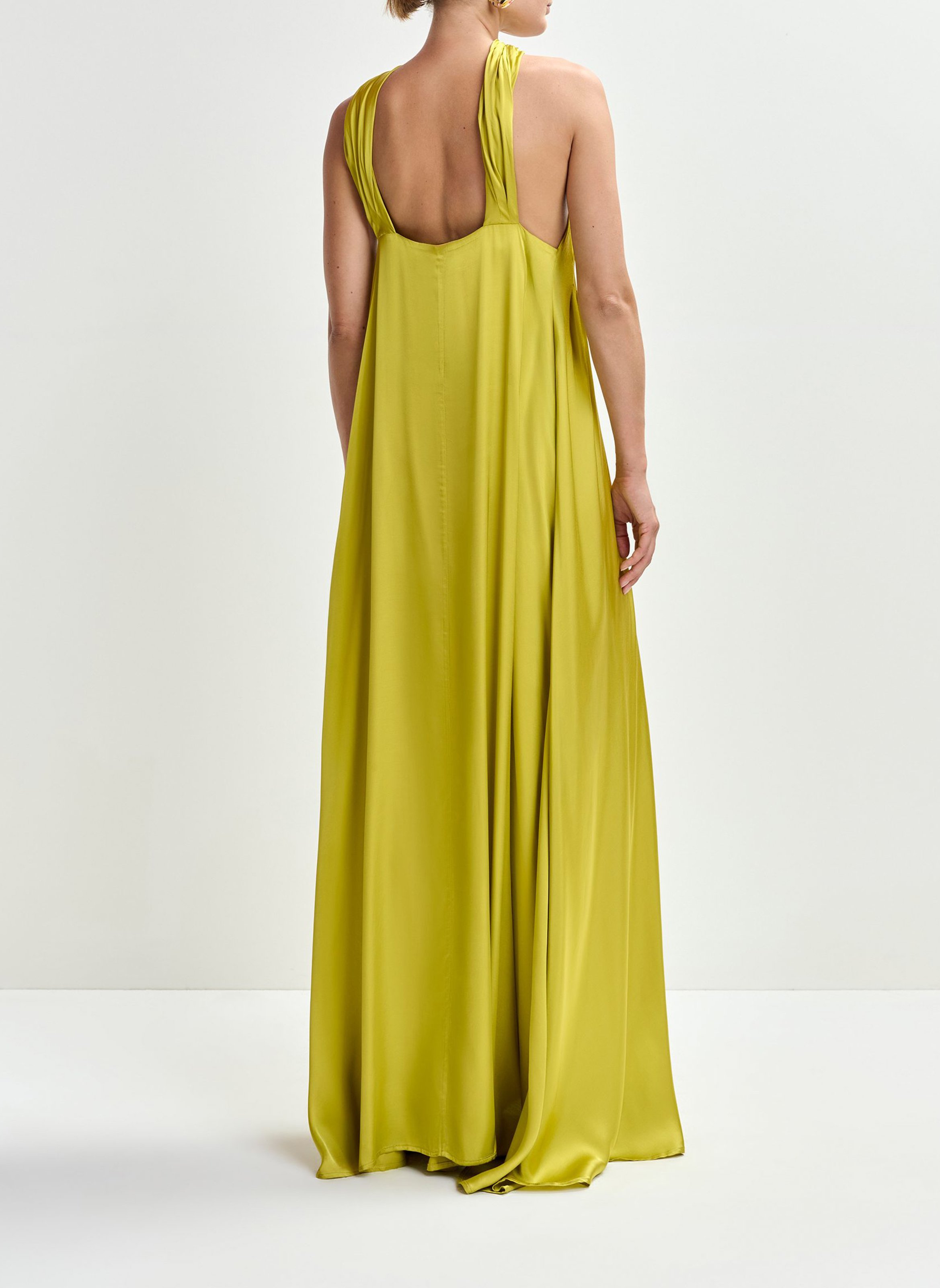 Robe longue dos nu ESSENTIEL ANTWERP Jaune