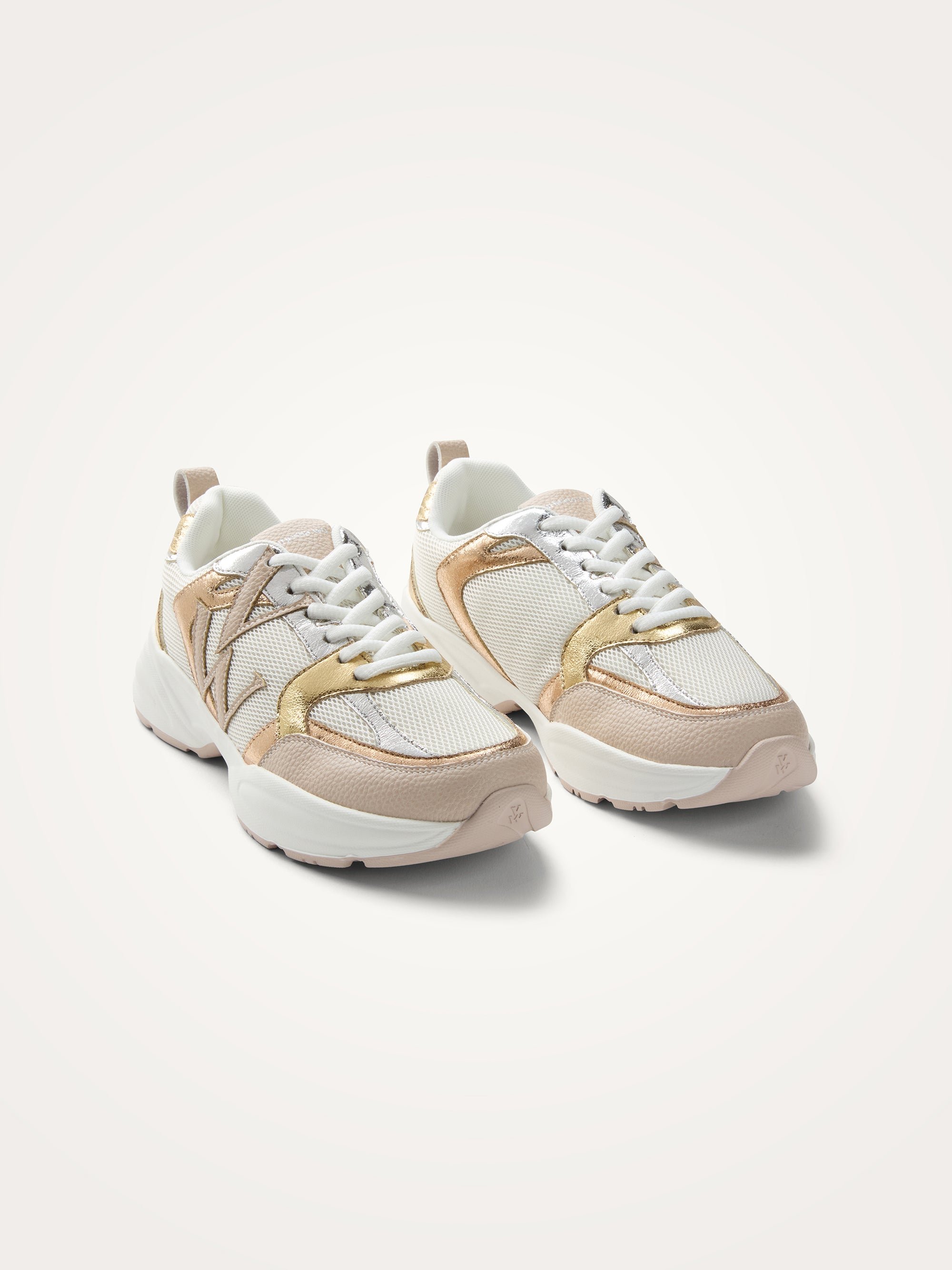 Low mesh sneakers VANESSA WU Silver