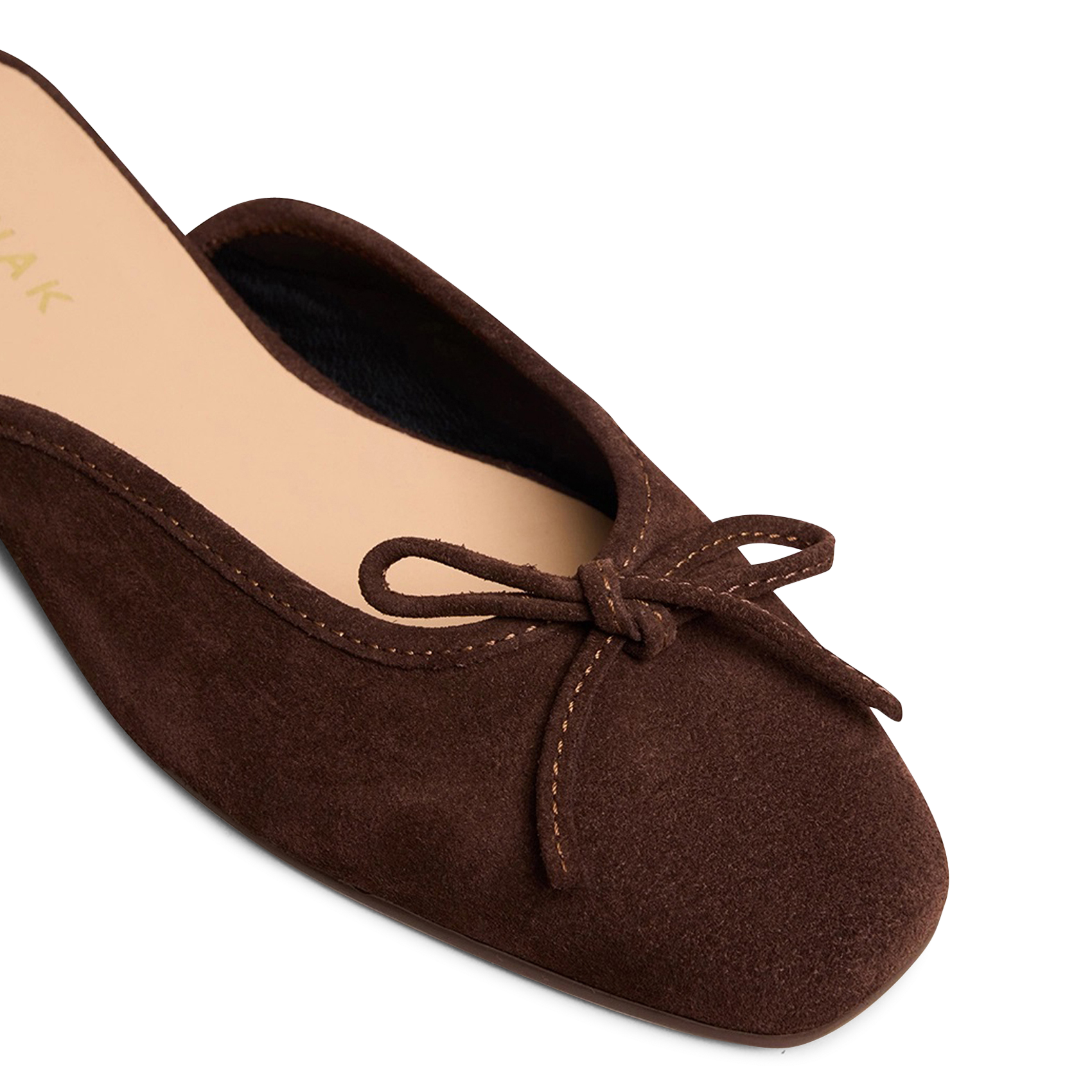 Leather mules JONAK Brown