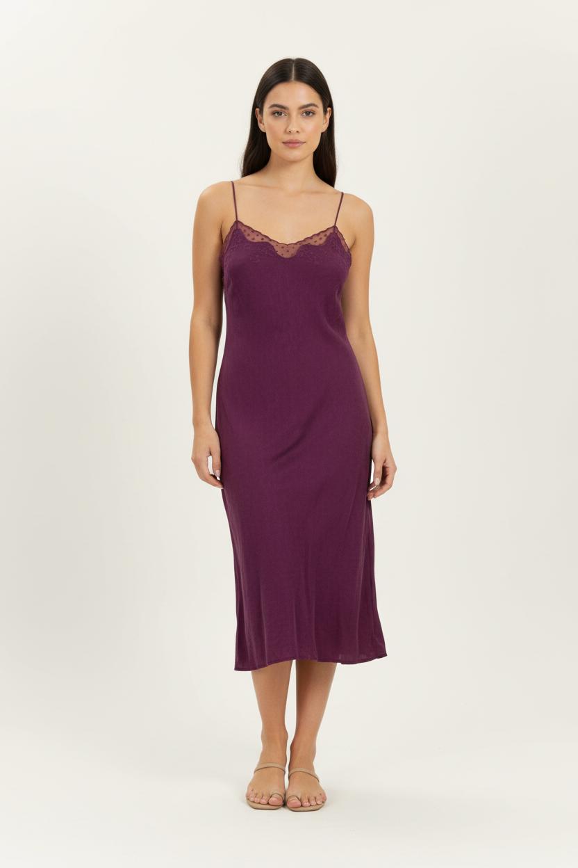Robe courte & midi COMPTOIR DES COTONNIERS - Seconde main Violet