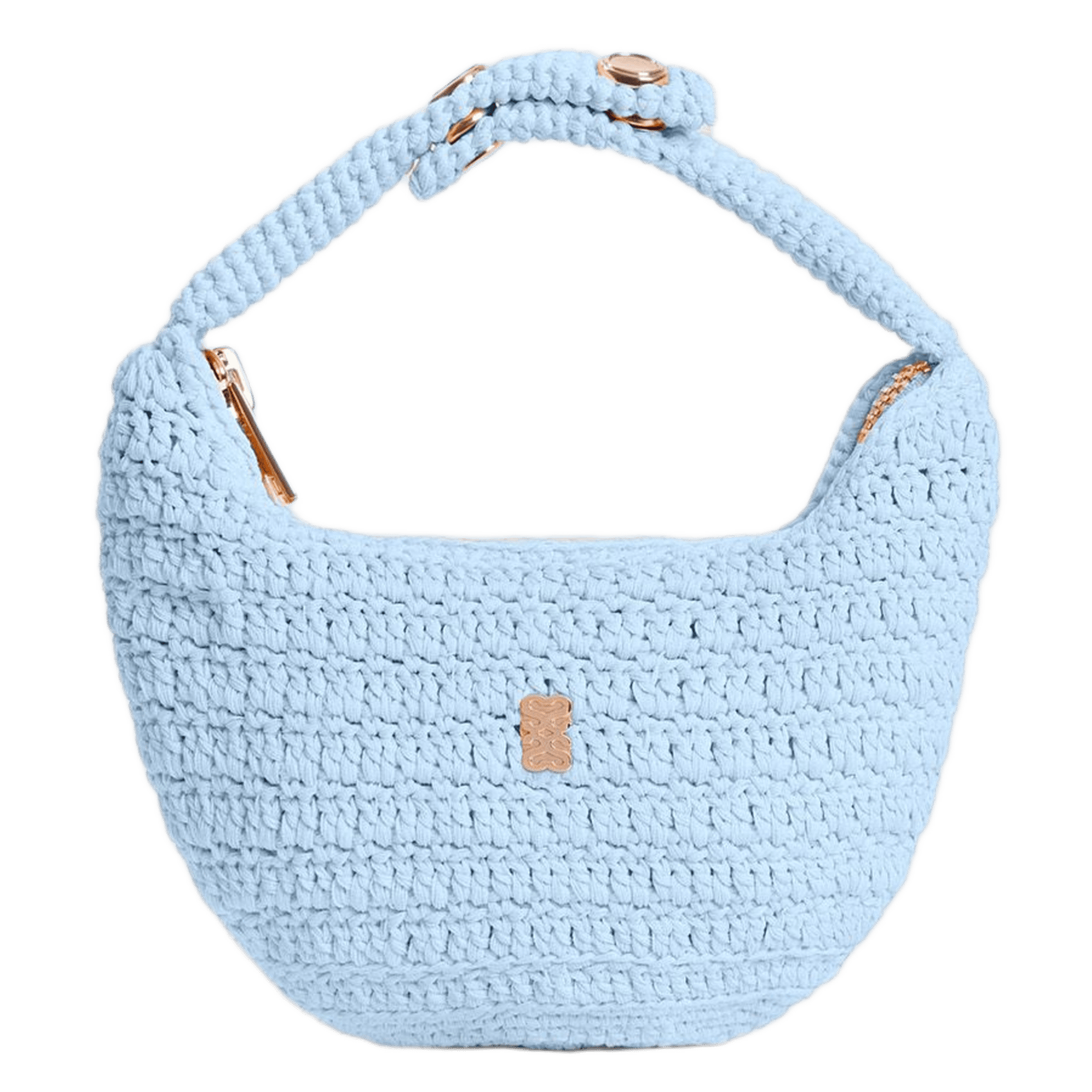 Petite maroquinerie en crochet SANDRO Bleu