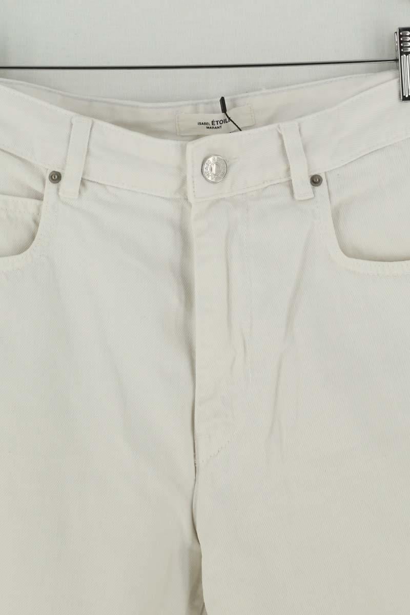 Straight jeans ISABEL MARANT ÉTOILE - SECONDE MAIN White