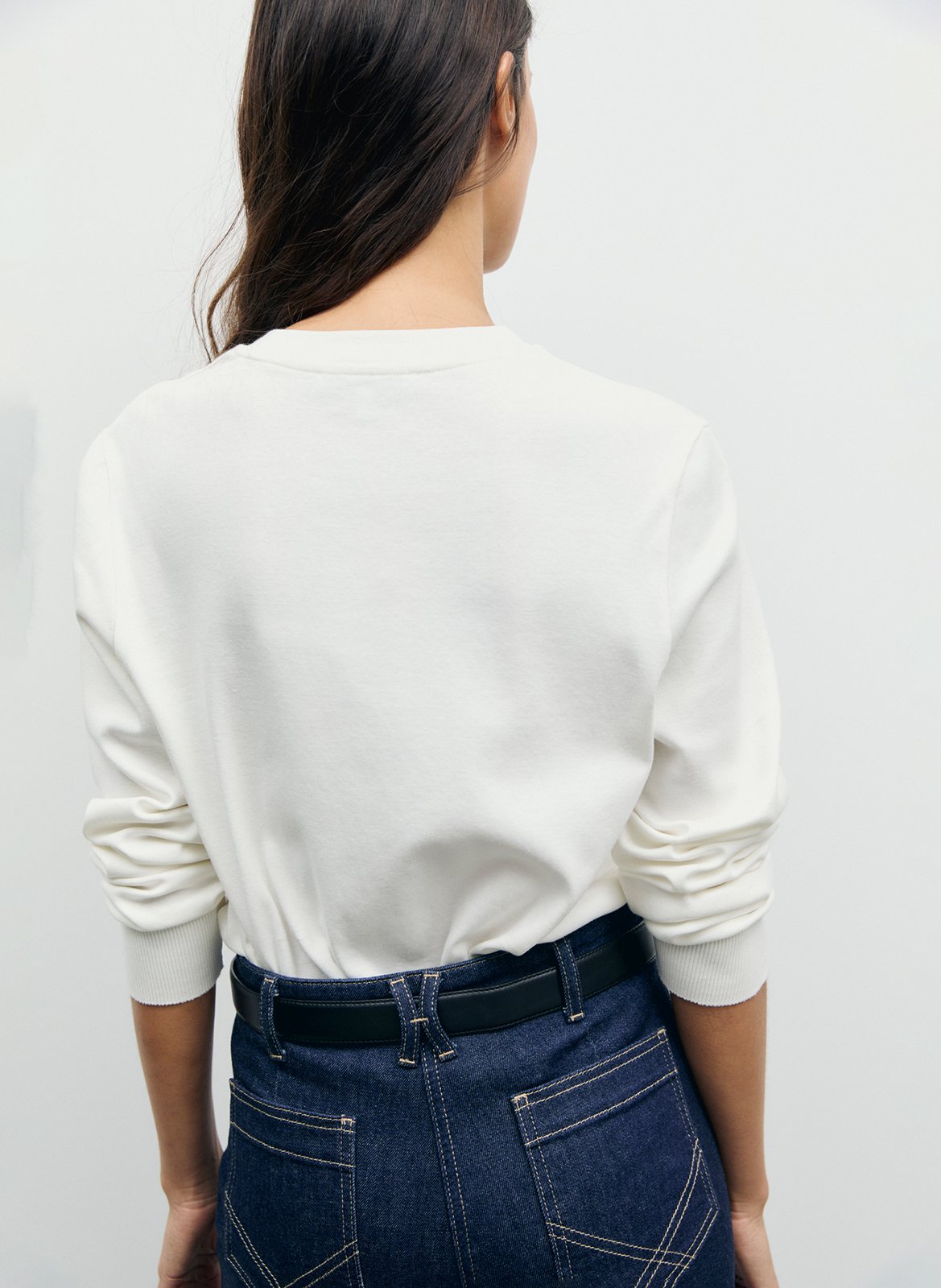 Tee-shirt col rond uni GERARD DAREL Beige