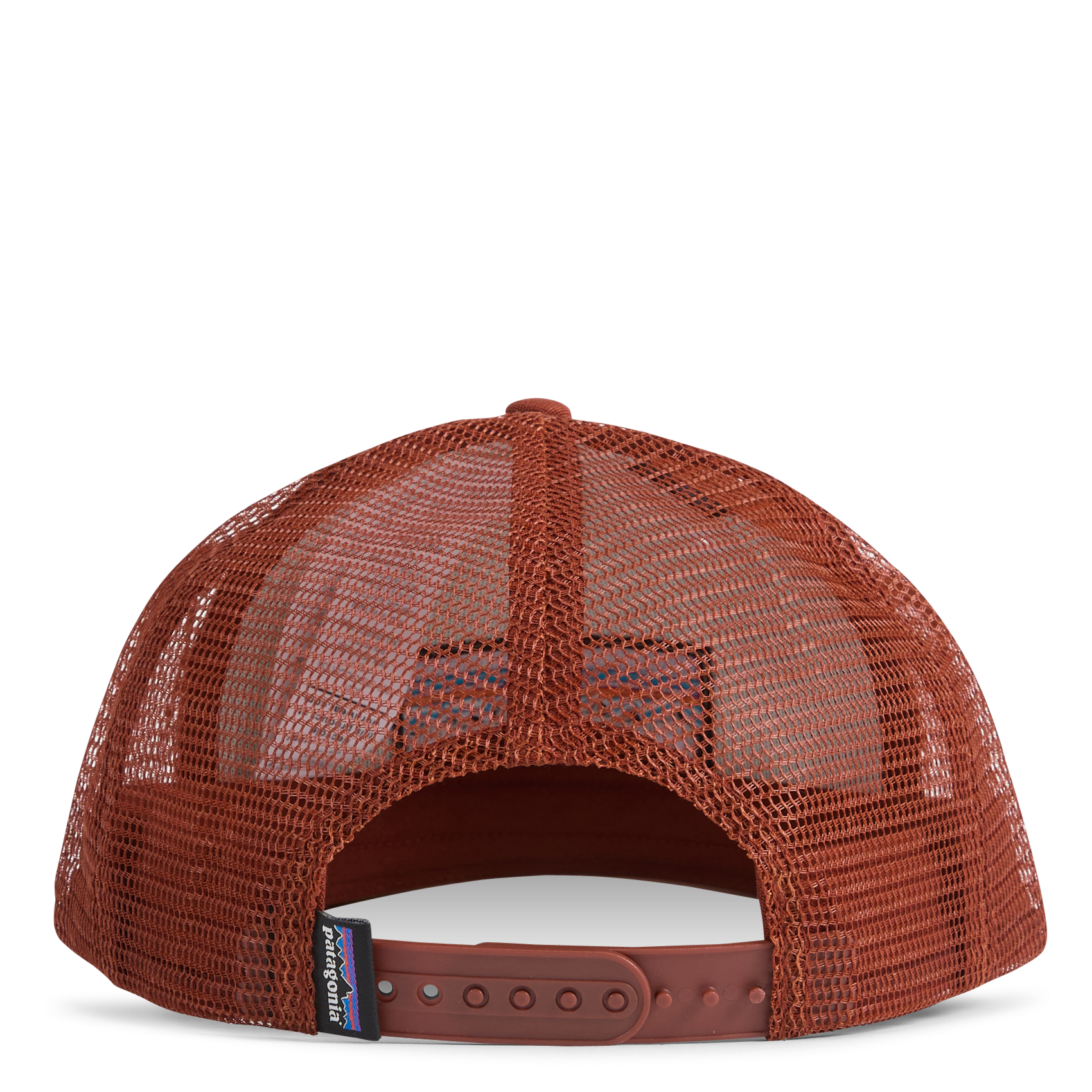 Adjustable organic cotton and mesh cap PATAGONIA Red