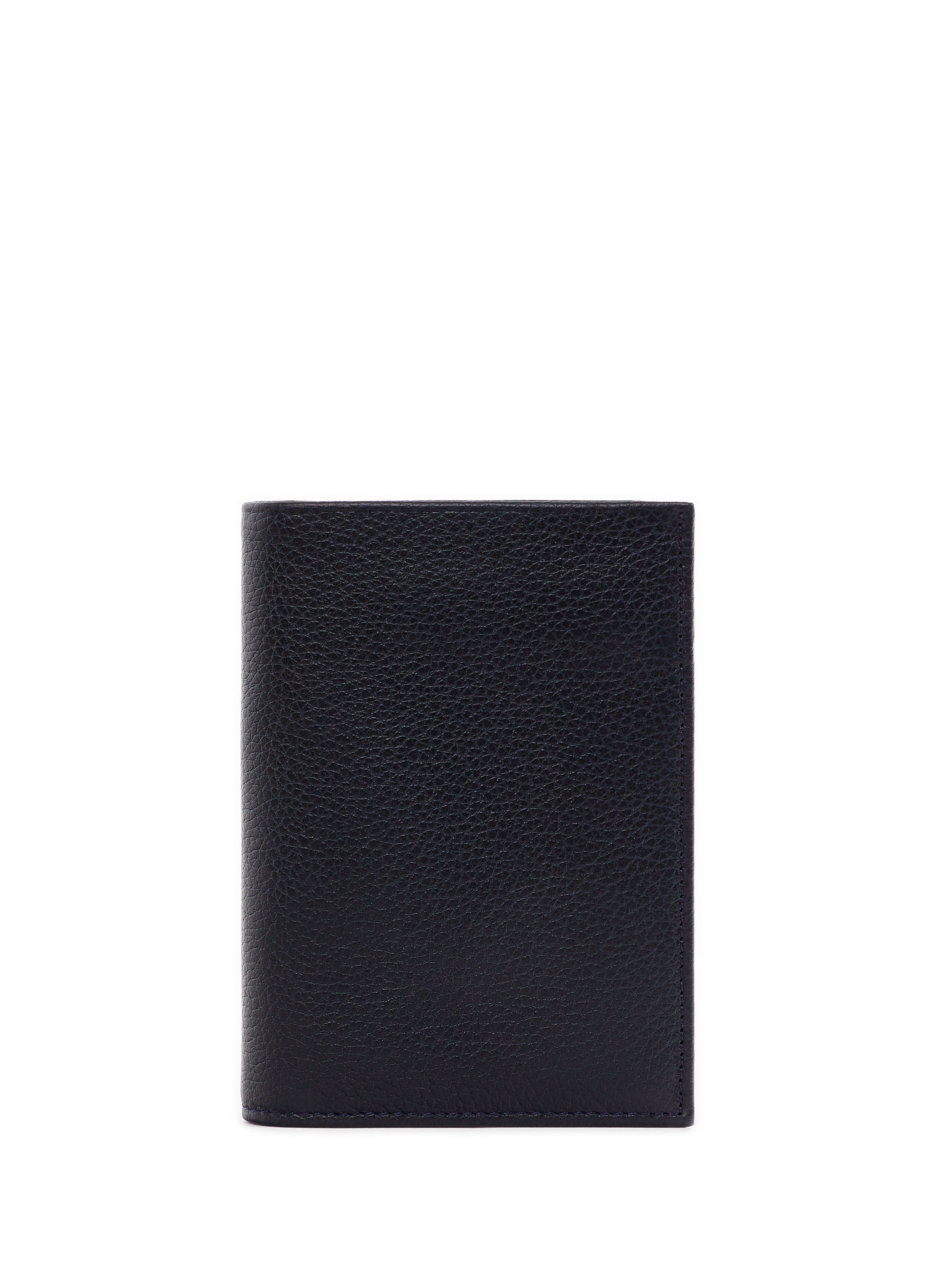 Calf leather wallet pm fra 582 pf 1 flap junior blue SAISON 1865