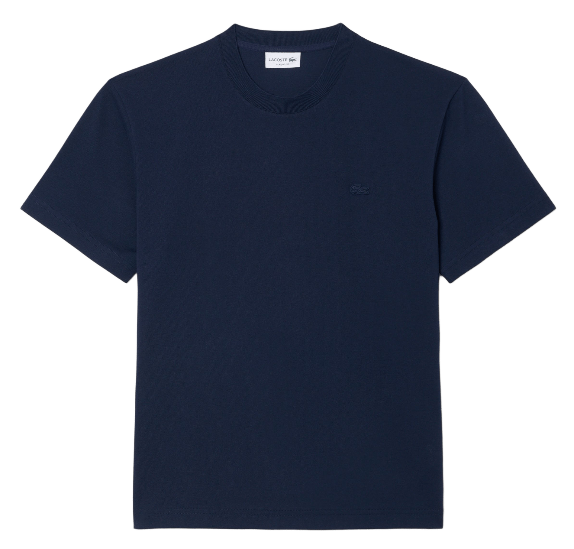 Gerade geschnittenes T-Shirt aus Baumwolle LACOSTE Blau